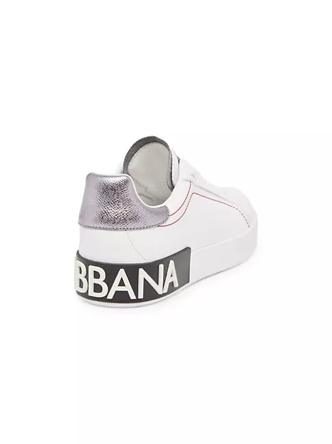 Dolce & Gabbana - White Leather Baby Shoes
