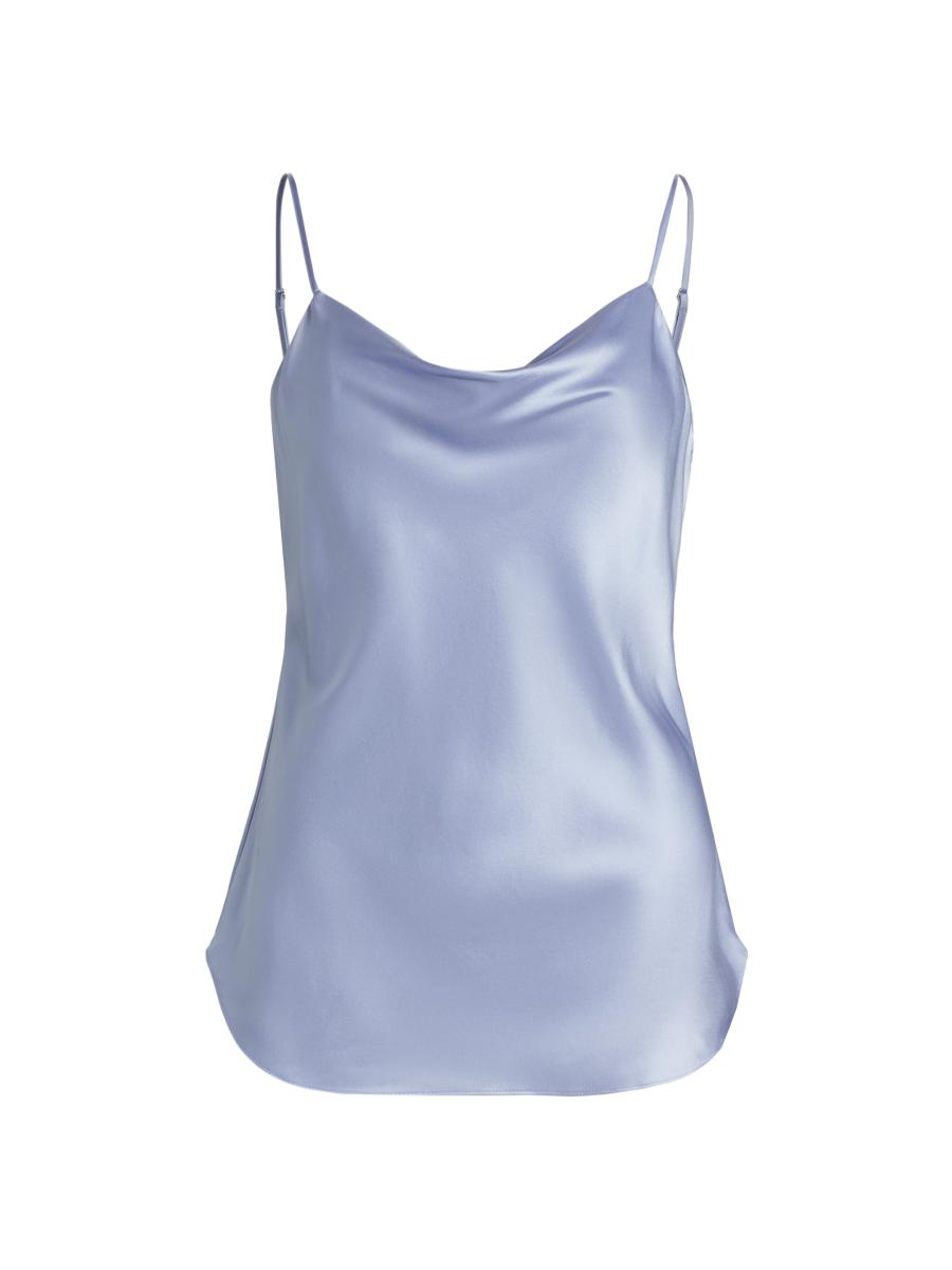 Shop Cinq à Sept Marta Silk Cowlneck Cami Top | Saks Fifth