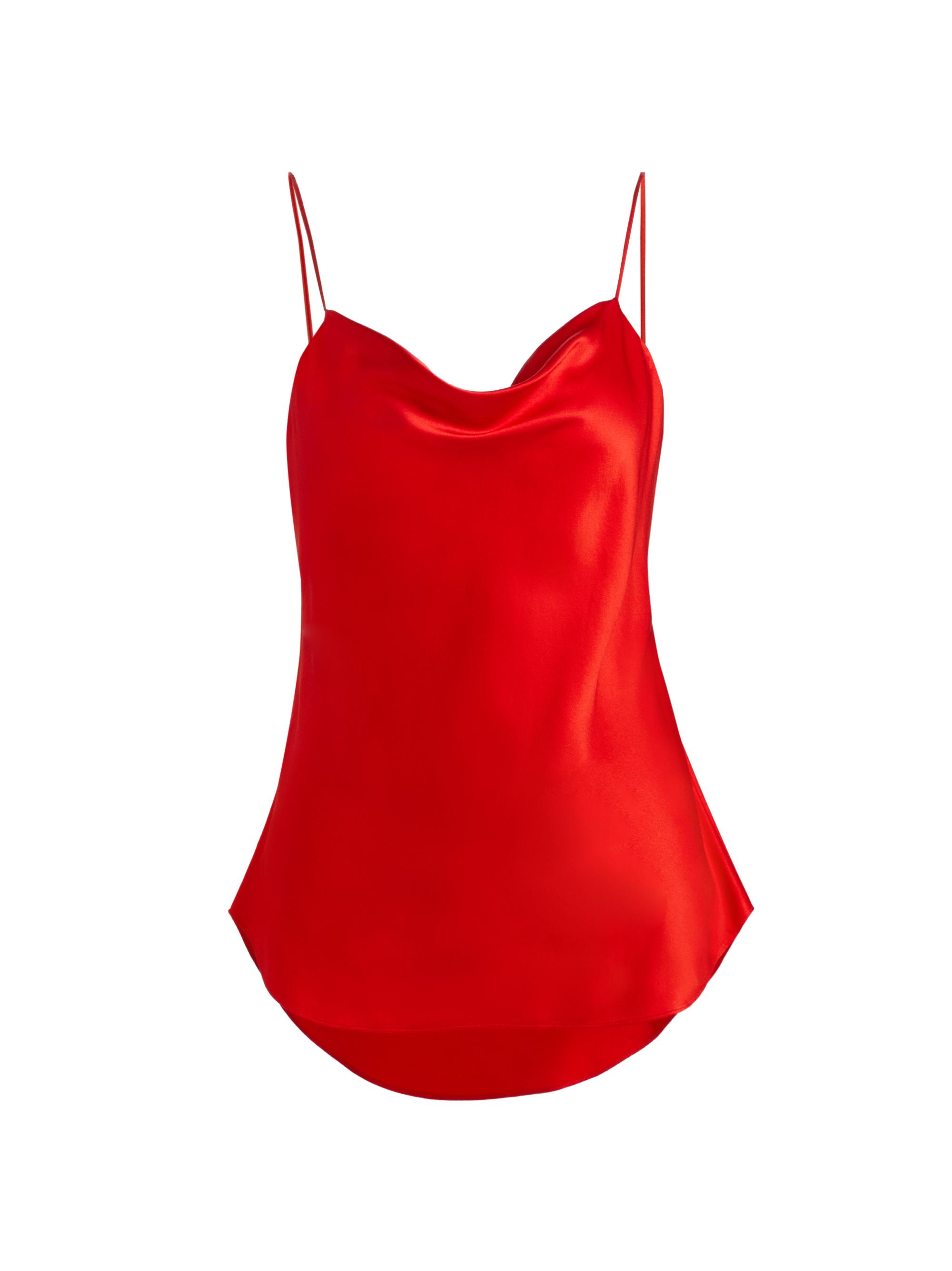 Cinq à Sept Women's Marta Silk Cowlneck Cami Top - Bisou