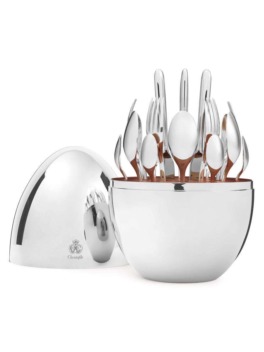 Christofle Mood Collection Silverplated 24-Piece Cutlery Set