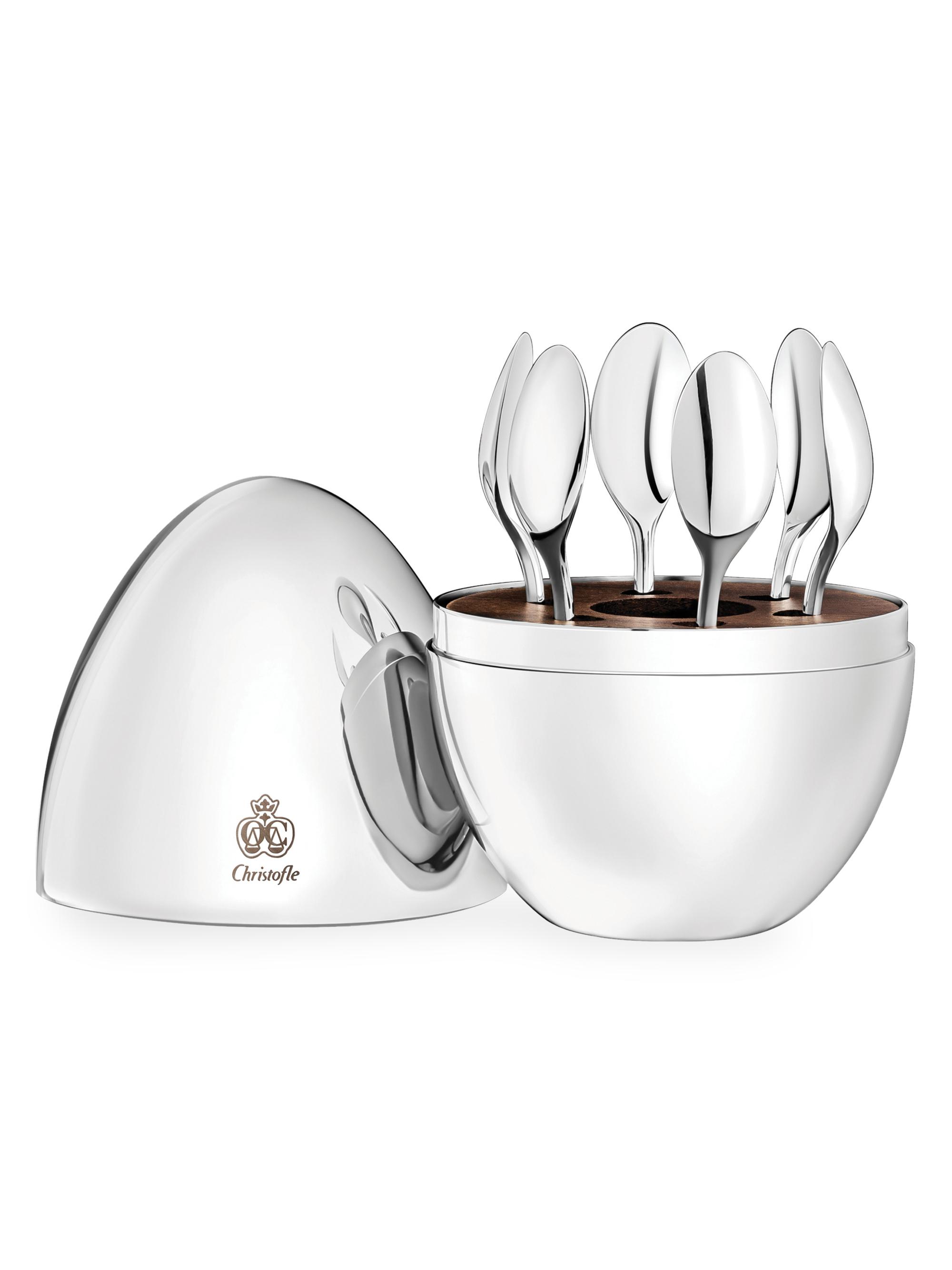Christofle Mood Asia 24-Piece Flatware Set | Saks Fifth Avenue