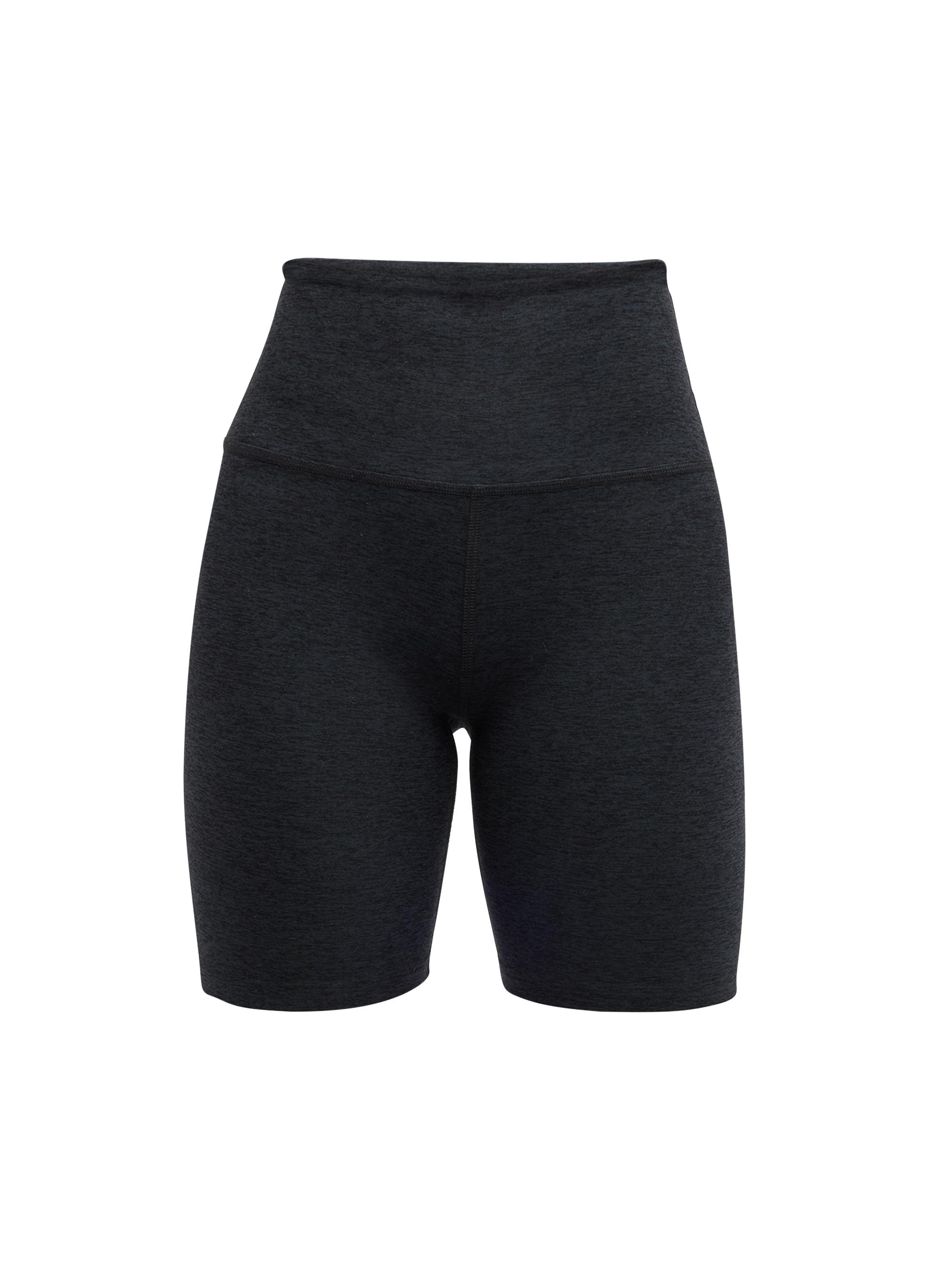 Beyond Yoga Women's Space Dye High-Waist Bike Shorts - Darkest Night