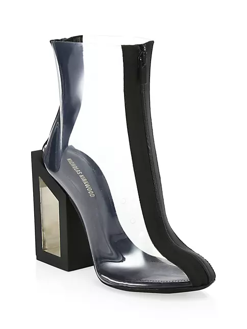 Shop Nicholas Kirkwood Void PVC Ankle Boots