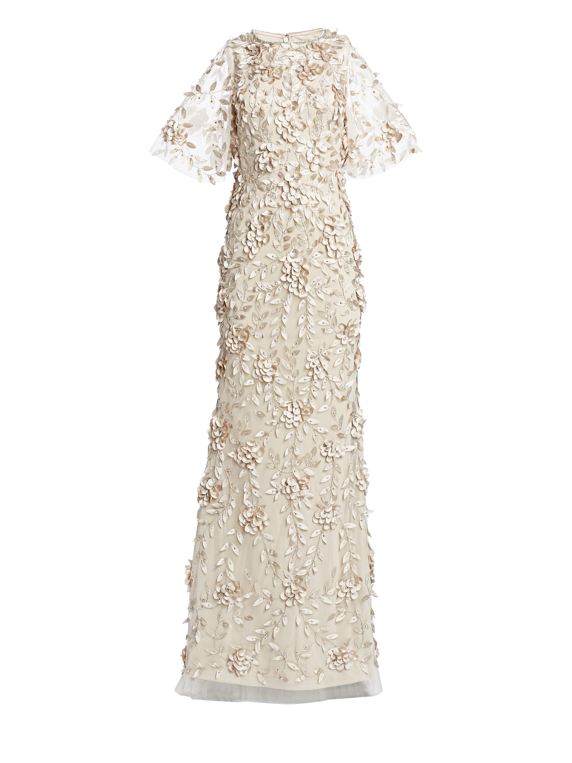 theia white beaded dress Theia Gown (set) — Elizabeth Grace Couture main image 1