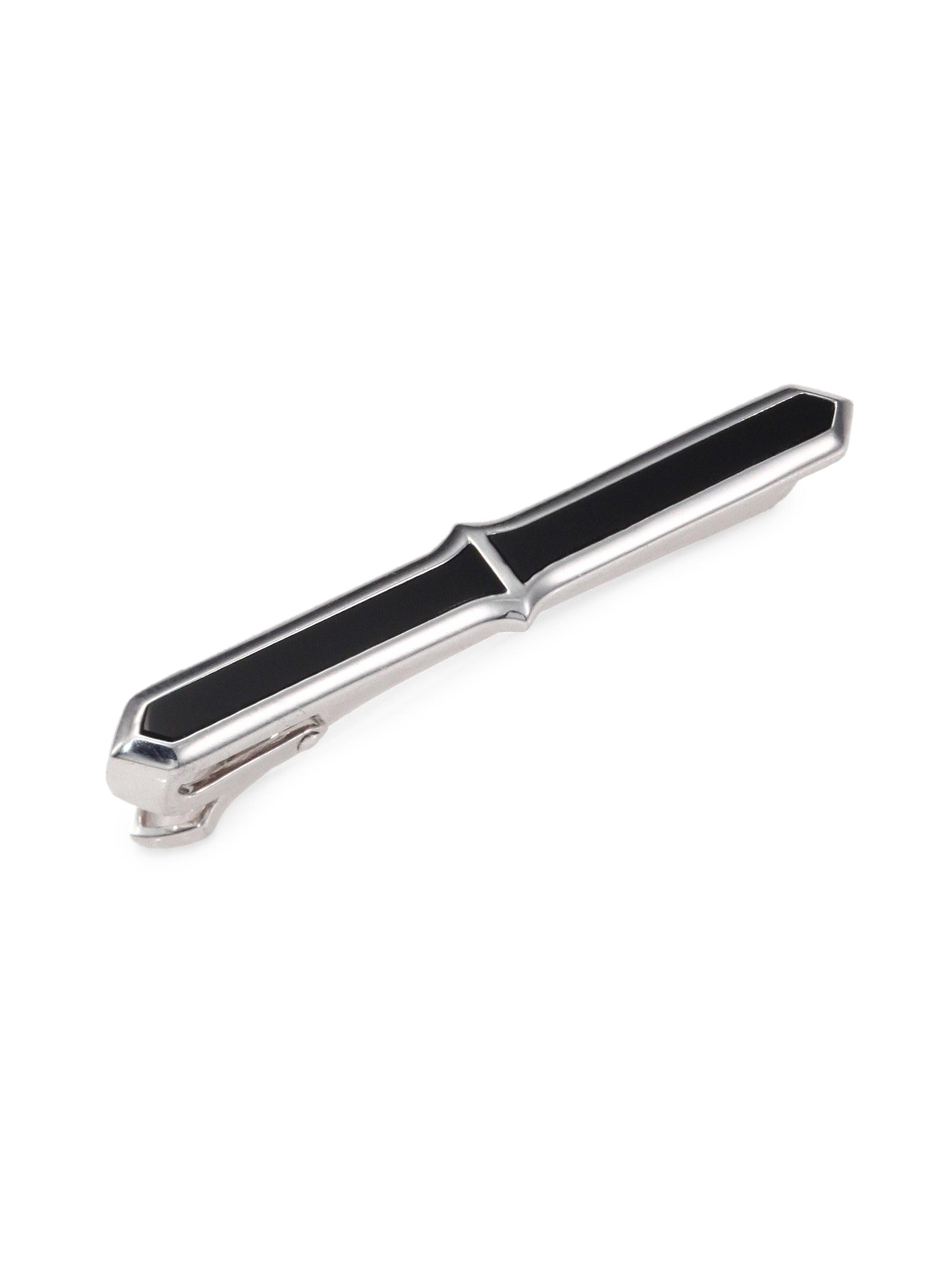 Stephen Webster Men's Lapis & Sterling Silver Tie Bar - Black