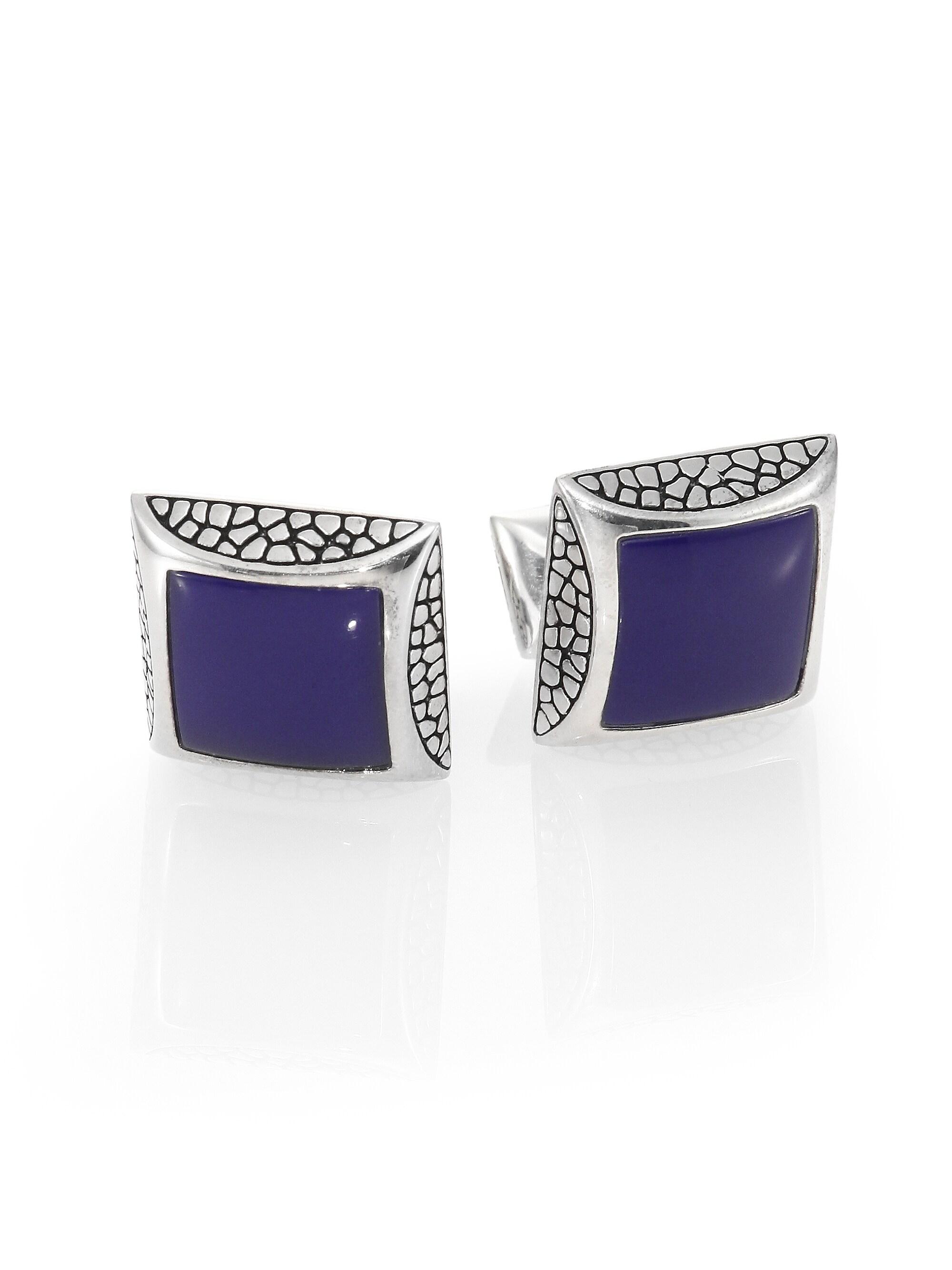 Stephen Webster Men's Heartbreaker Square Cuff Links