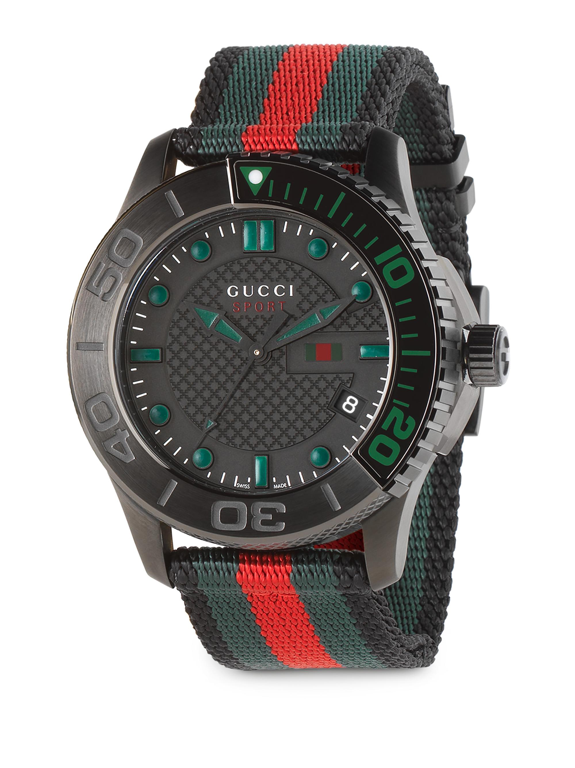 Gucci G Timeless Collection Watch - Black