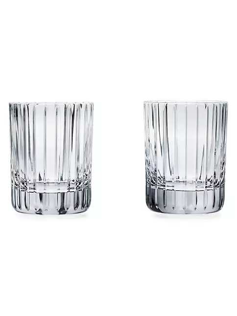 Double Old Fashioned Chateau Baccarat Tumblers, Set of 2 - Jung Lee NY