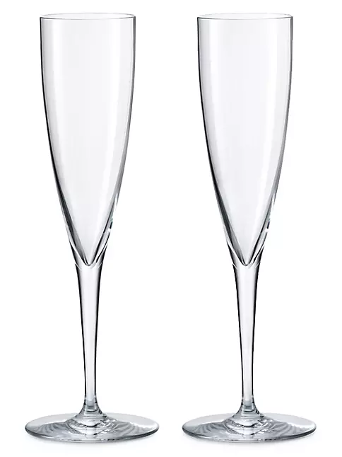 Shop Baccarat Dom Perignon Champagne Flute 2-Piece Set | Saks