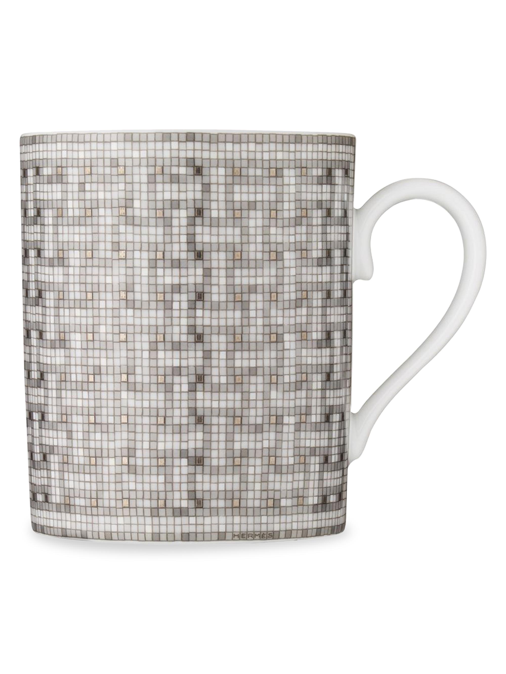 La Table Hermes Mosaïque Au 24 Platinum Mug