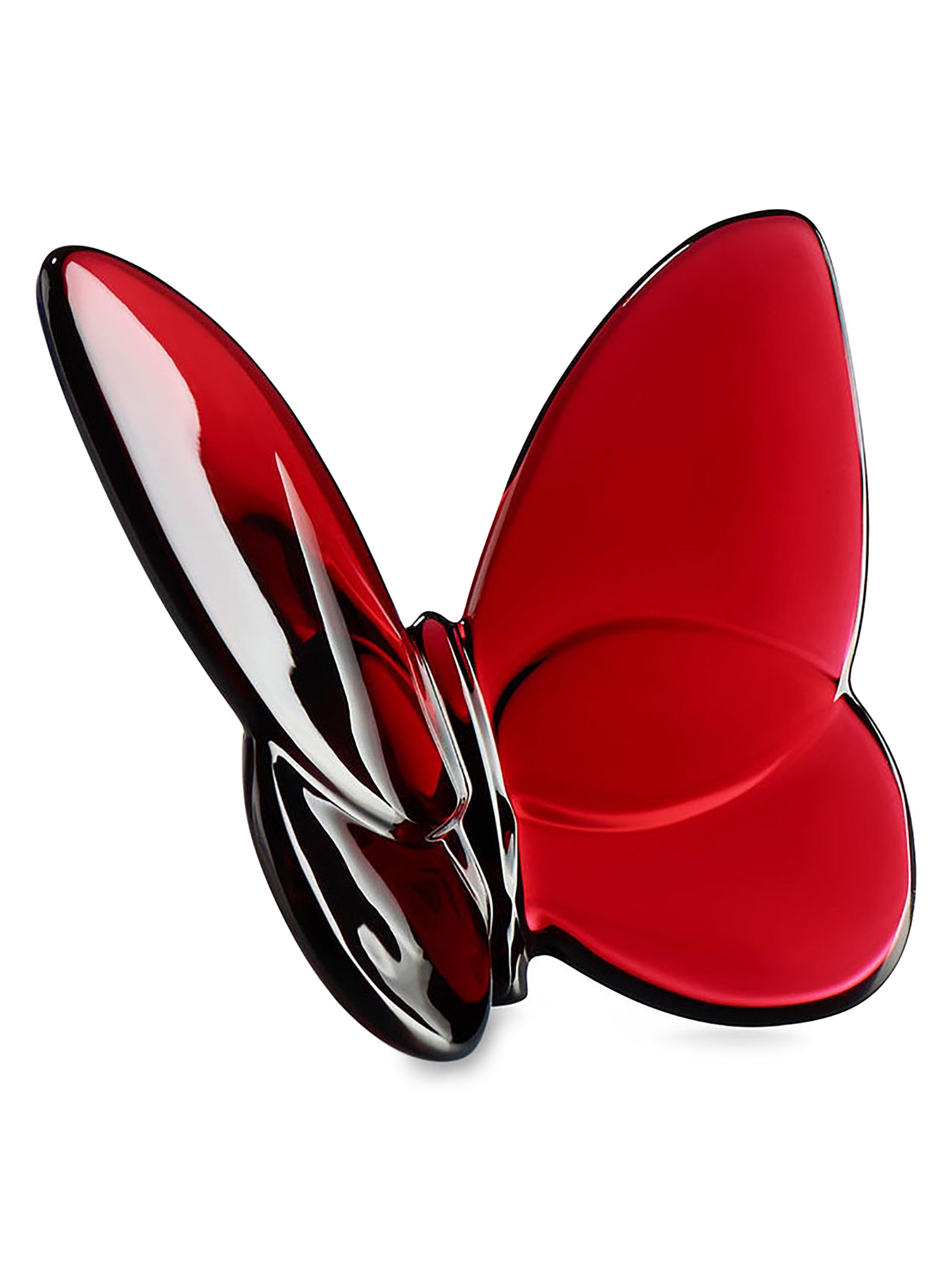 Baccarat Papillon Lucky Crystal Butterfly - Ruby