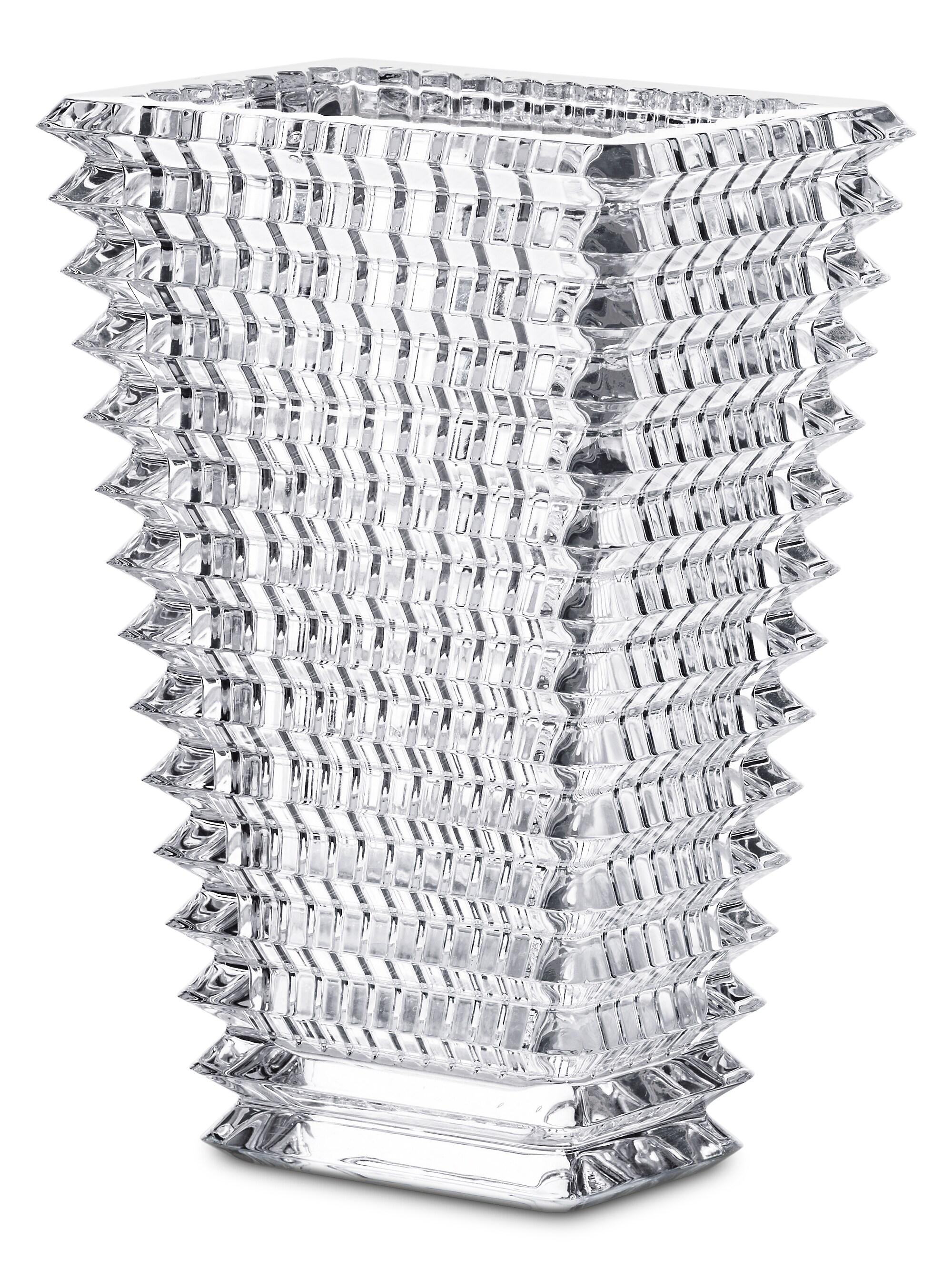 Baccarat Eye Small Clear Rectangular Vase