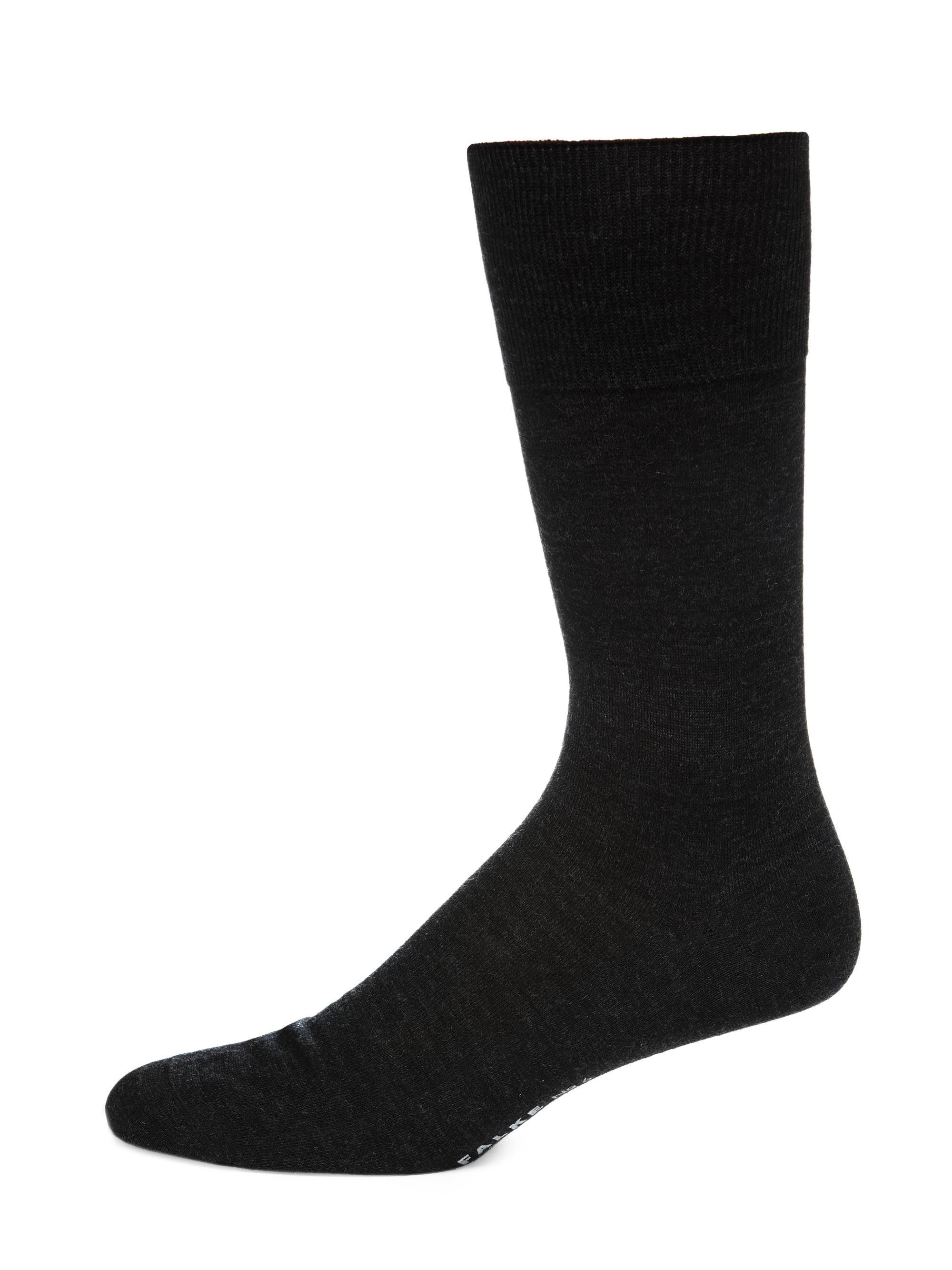 Falke Men's No. 6 Finest Merino & Silk Socks - Black