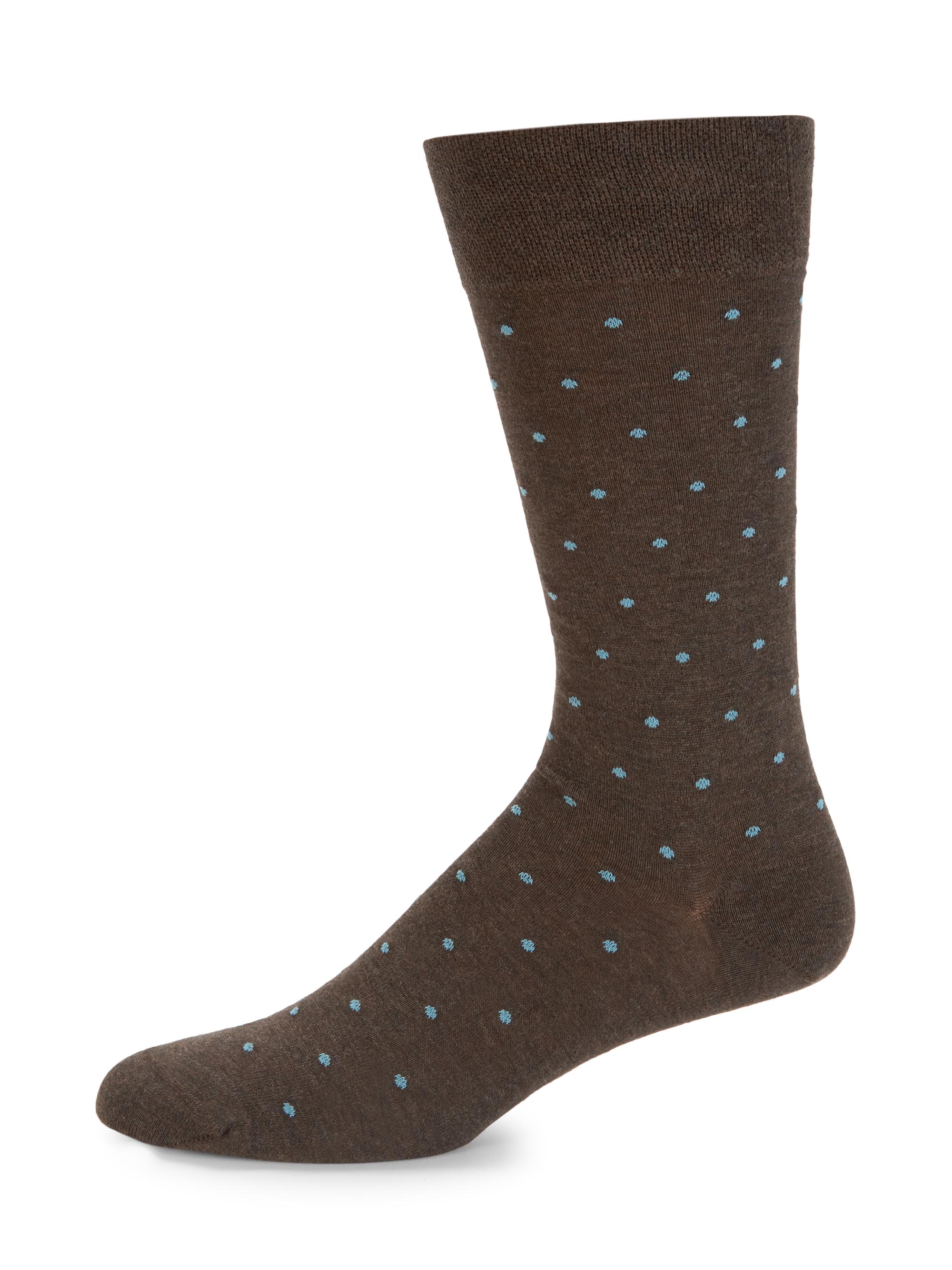 Marcoliani Tropez Dot Knitted Socks - Oxford