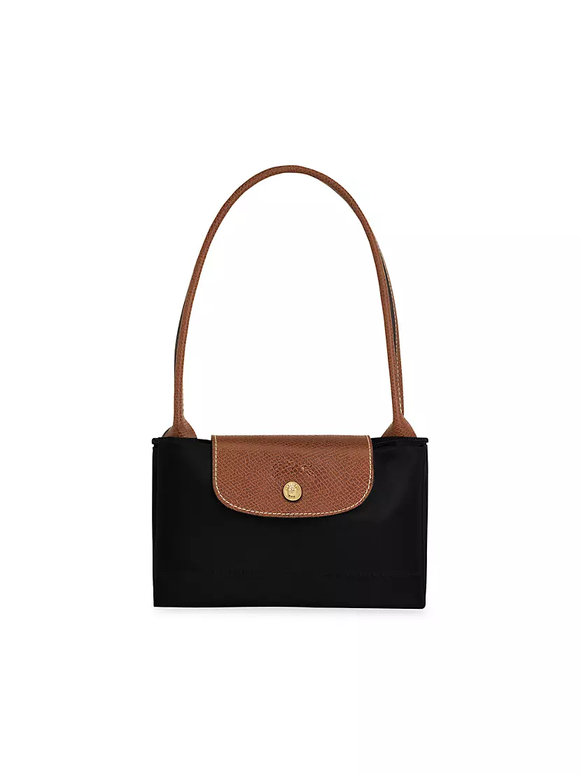 Longchamp Women's Le Pliage Sac Shopping Small Shoulder Bag, Black: Handbags