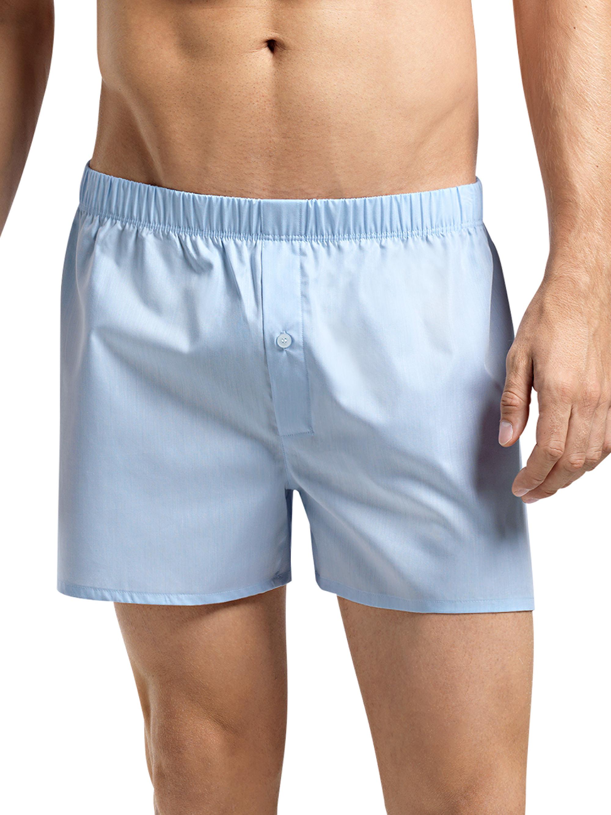 Hanro Fancy Woven Boxers - Light Blue