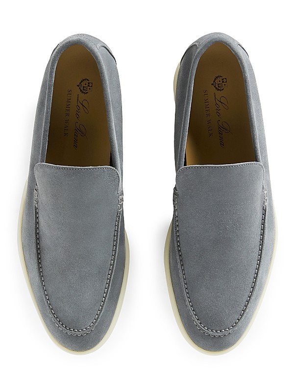 Shop Loro Piana Summer Walk Suede Loafers | Saks Fifth Avenue Shop Loro Piana Summer Walk Suede Loafers | Saks Fifth Avenue