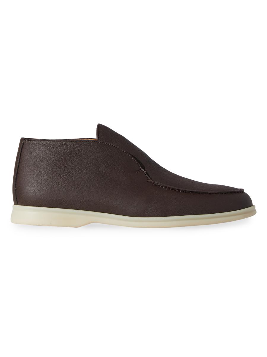 Loro Piana Open Walk Soft Slip-On Ankle Boots | Saks Fifth Avenue