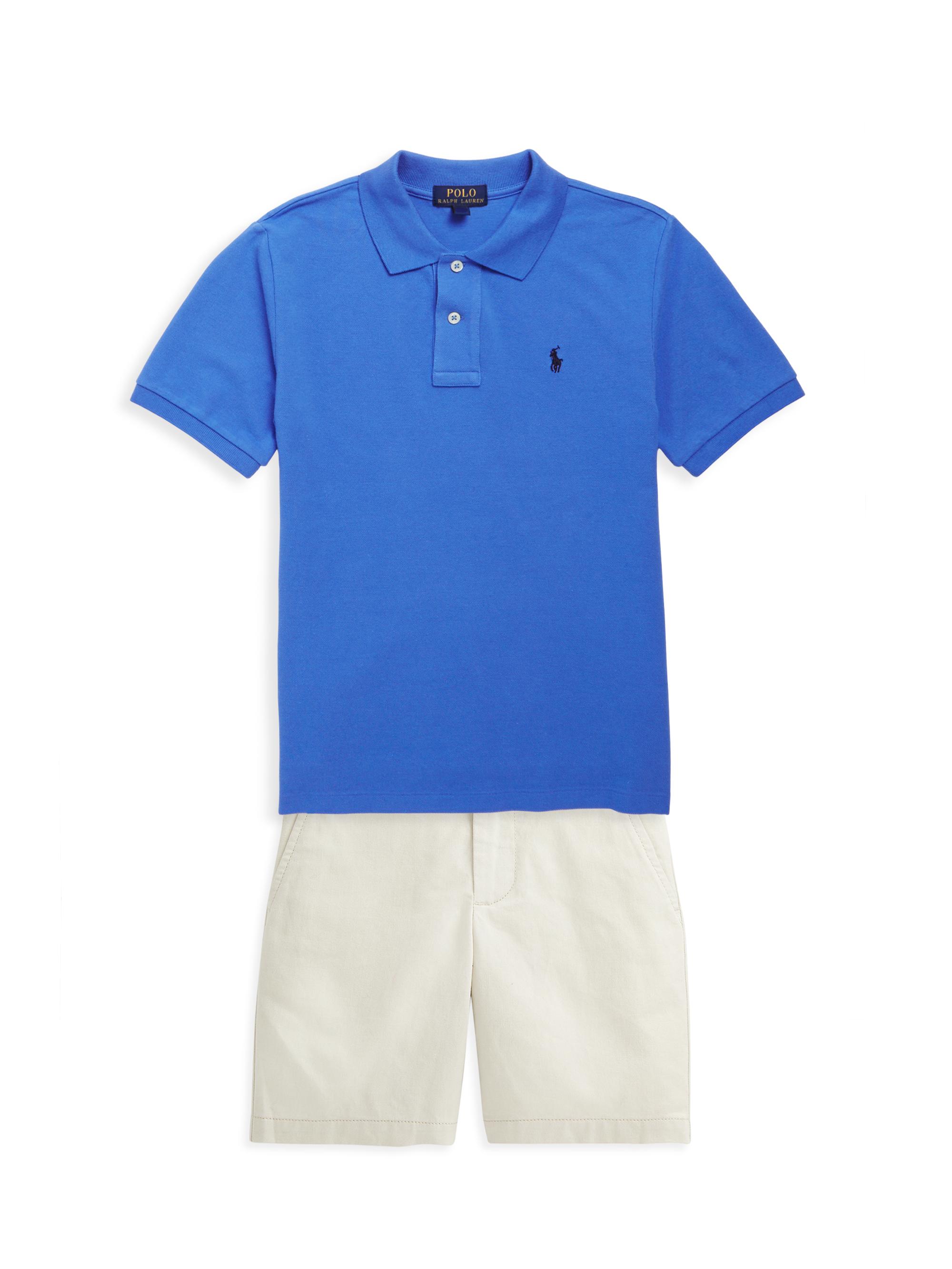 Little Boy's & Boy's Classic Mesh Knit Polo