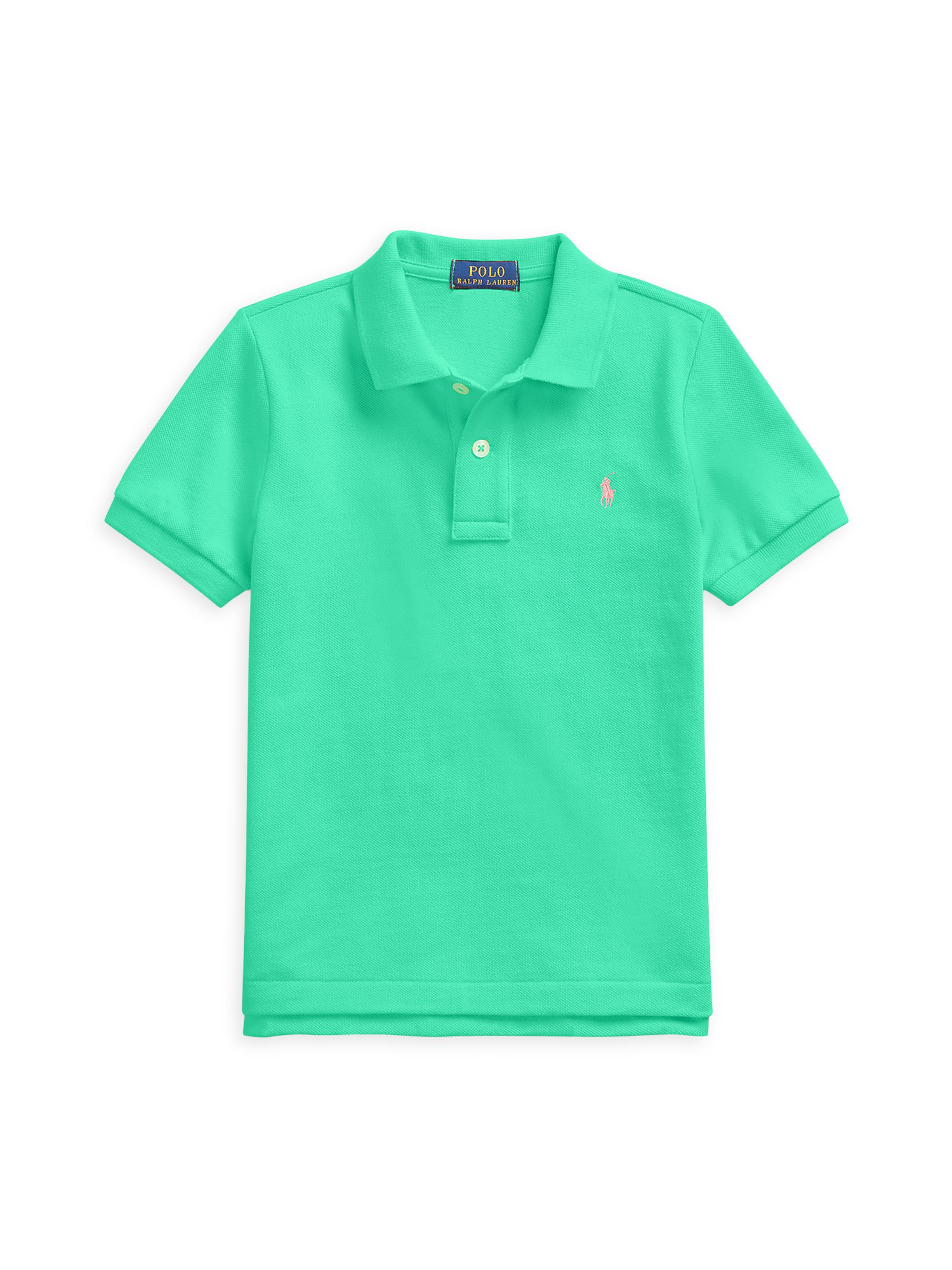 Polo Ralph Lauren Little Boy's & Boy's Classic Mesh Knit Polo - Sunset Green
