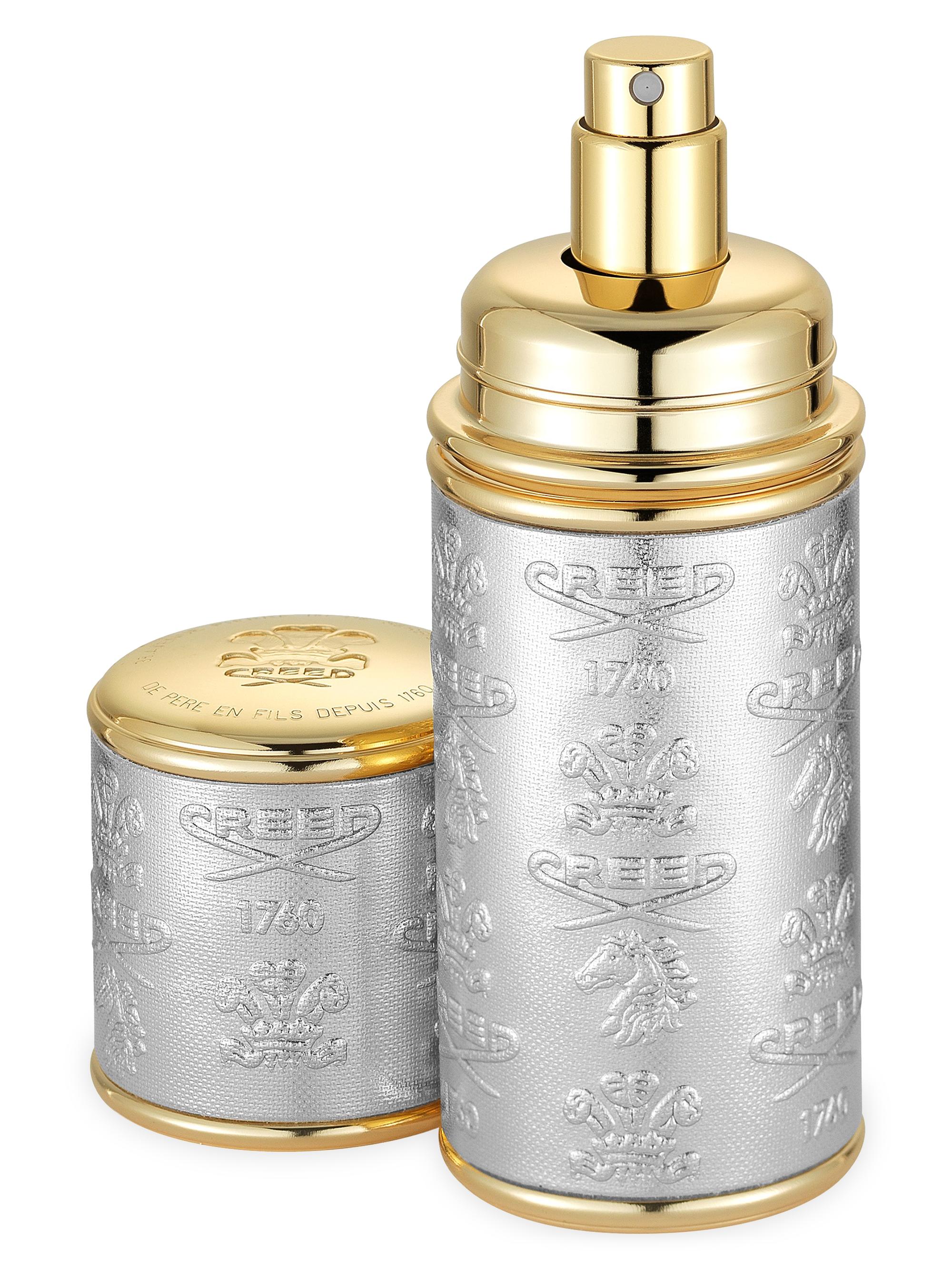 Creed Silver with Gold Trim Leather Deluxe Atomizer