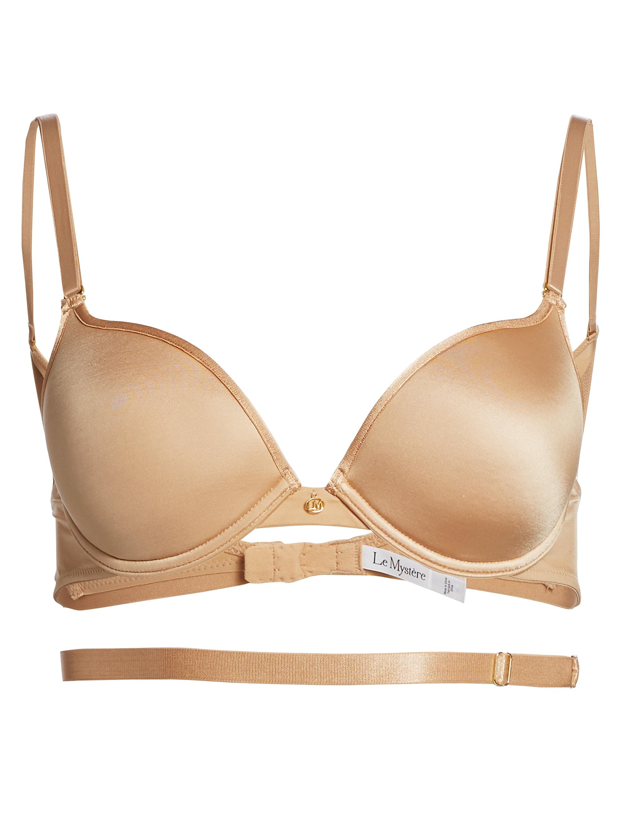 Le Mystere Women's Dos Nu II Convertible Underwire Bra - Natural