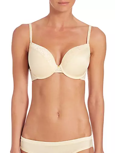 Le Mystere Womens Sheer Illusion Sexy Sheer Underwire Bra Beige 34G 