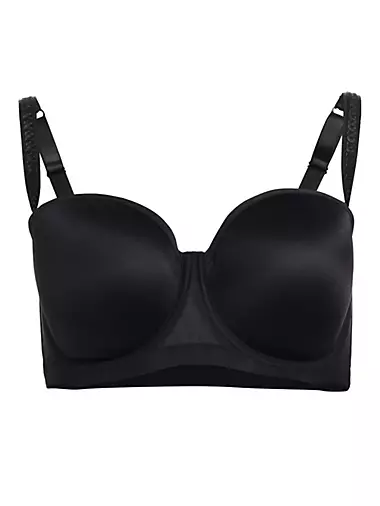 HANSCA Push Up Strapless Bra for Women Halter Seamless No Show Convertible  Underwired Support Black 34B at  Women's Clothing store