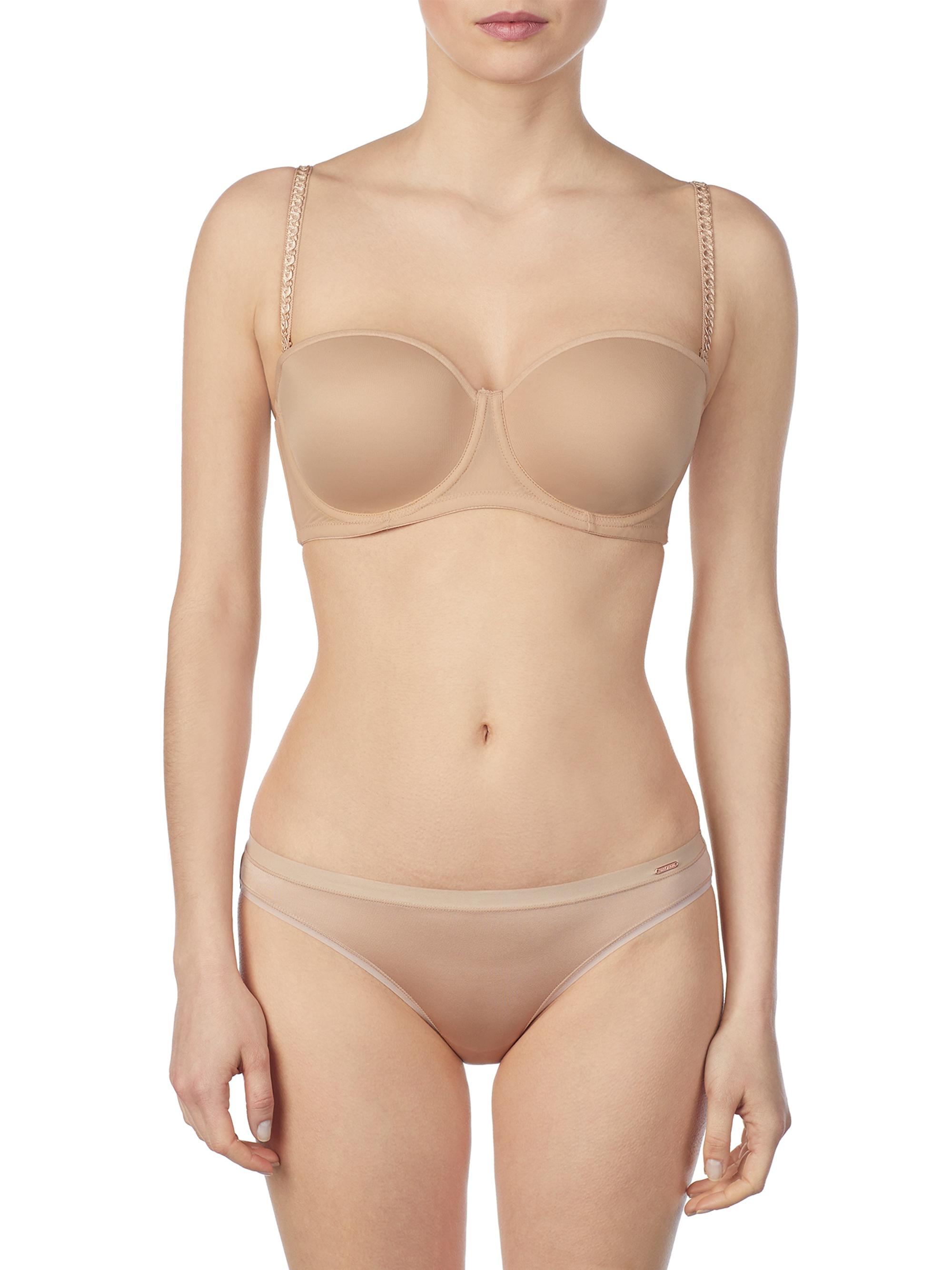 Le Mystere Women's Soiree Strapless Bra - Natural