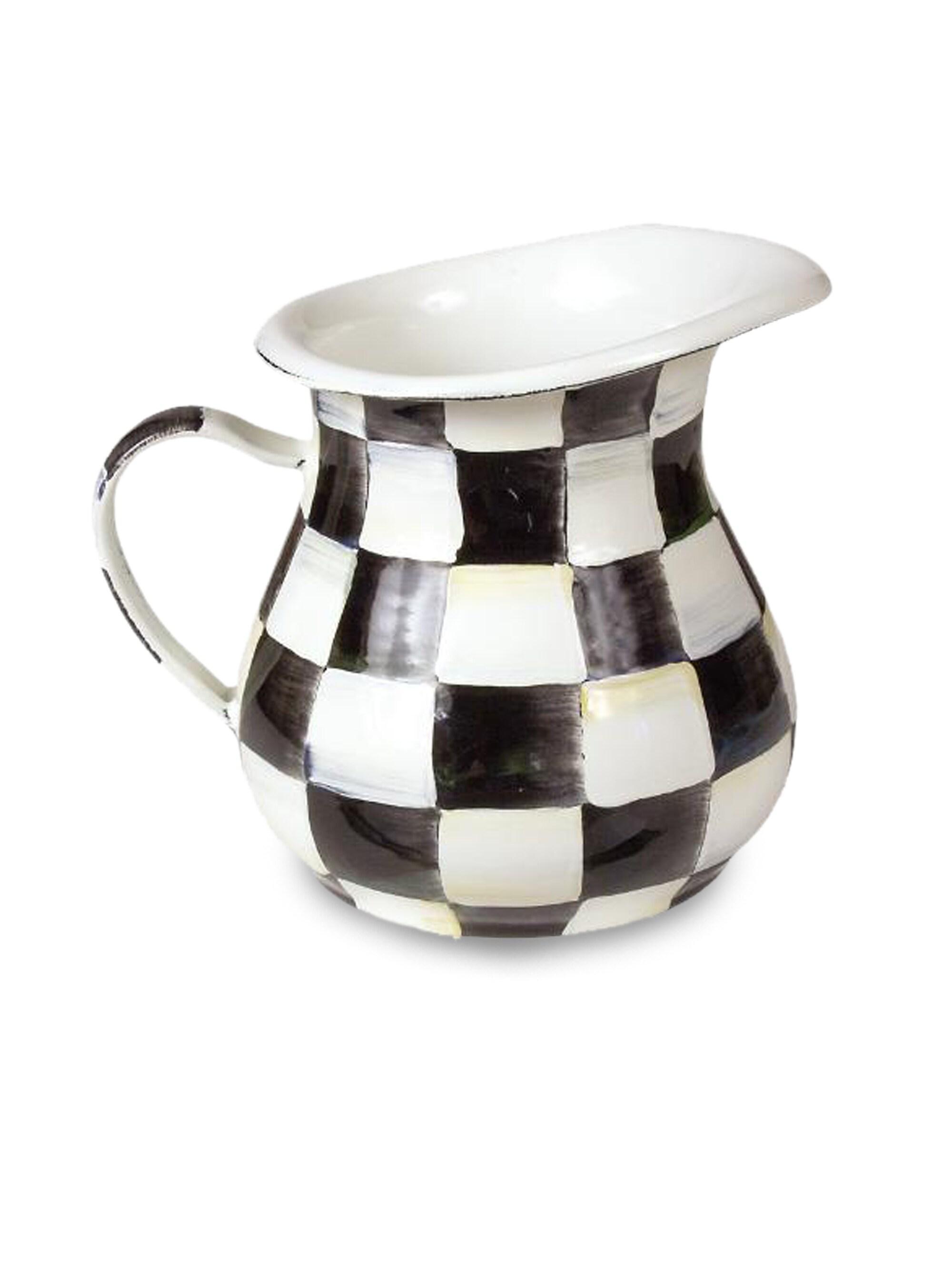 MacKenzie-Childs Courtly Check Creamer Large