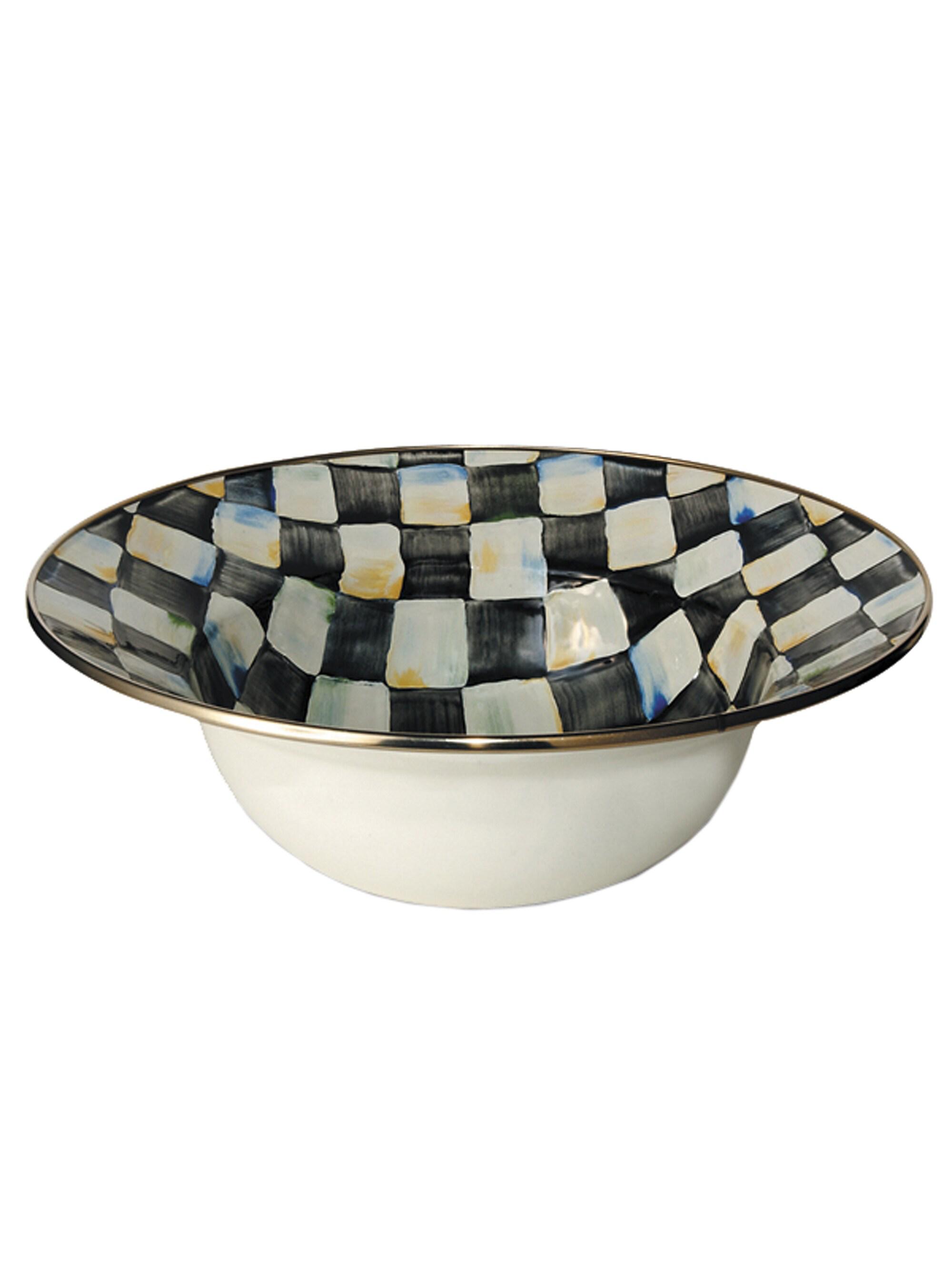 MacKenzie-Childs Courtly Check Serving Bowl