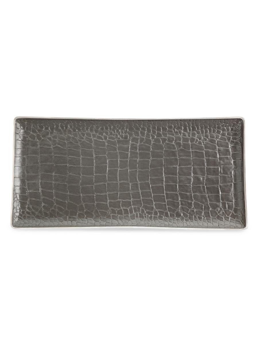 L'Objet Crocodile Rectangular Porcelain Tray | Saks Fifth Avenue