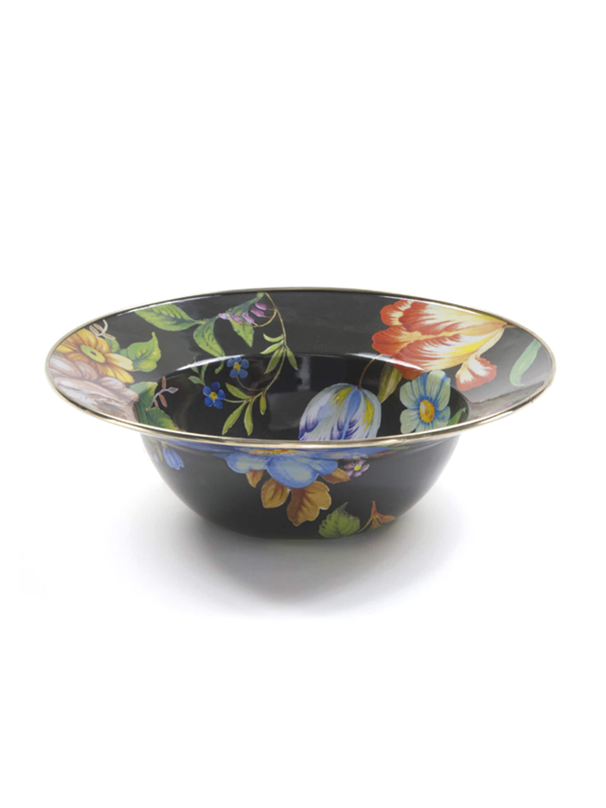 MacKenzie-Childs Flower Market Serving Bowl