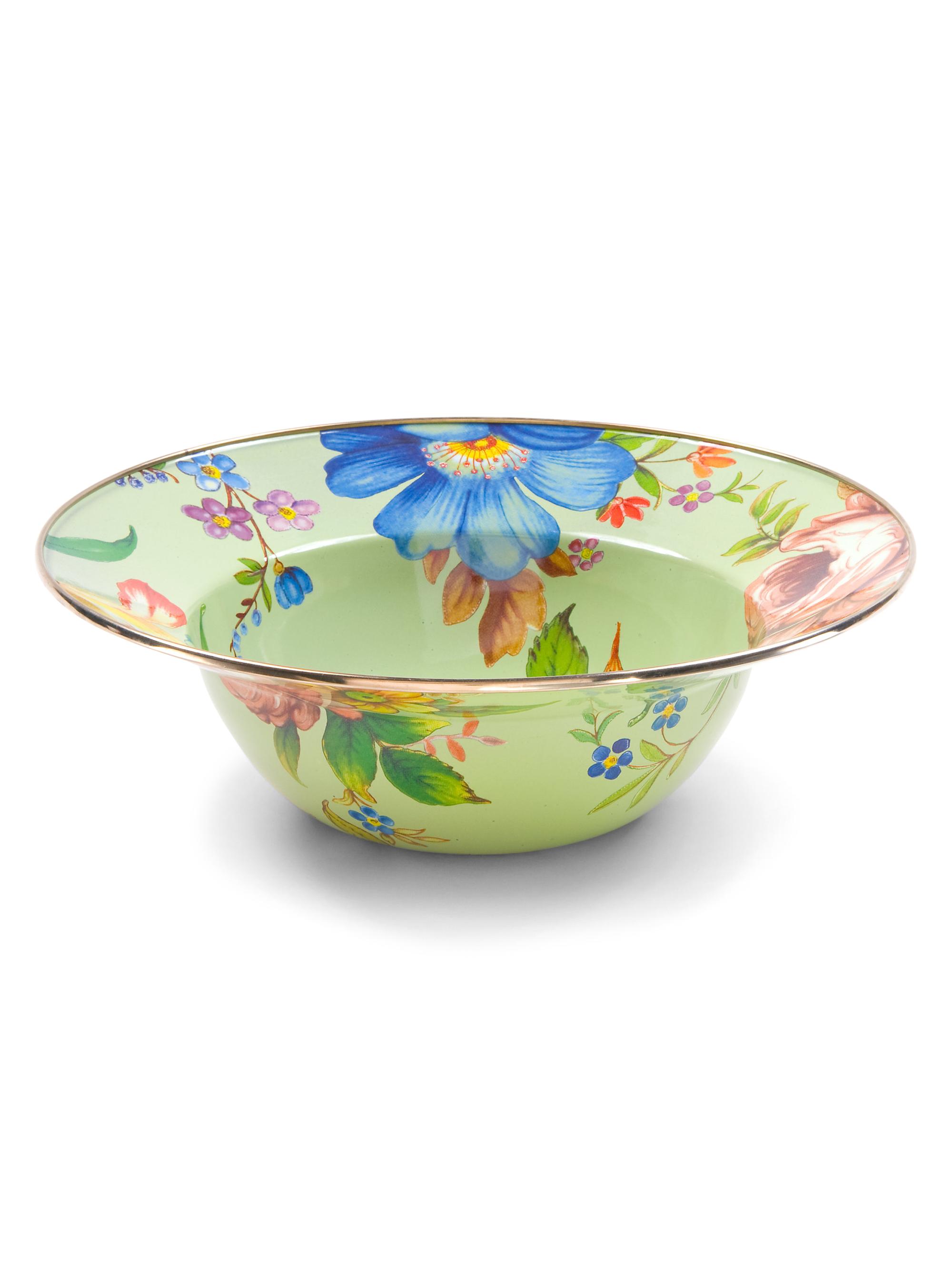 MacKenzie-Childs Flower Market Serving Bowl