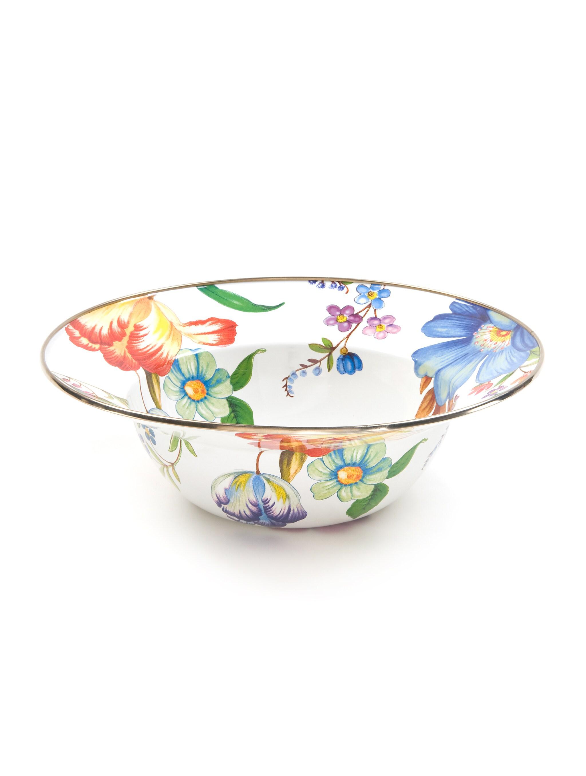 MacKenzie-Childs Flower Market Serving Bowl