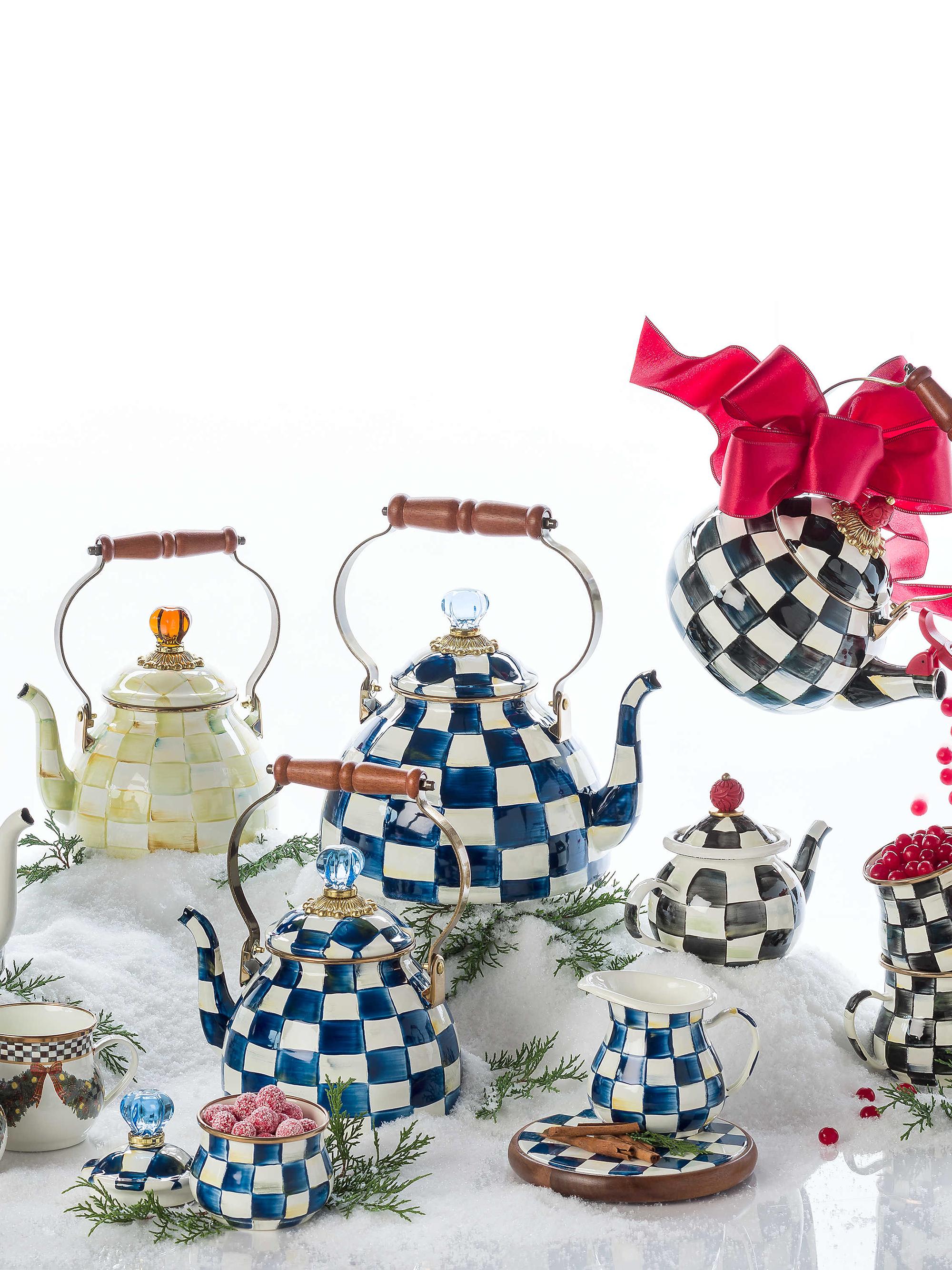 MacKenzie-Childs Flower Market Tea Kettle | Saks Fifth Avenue