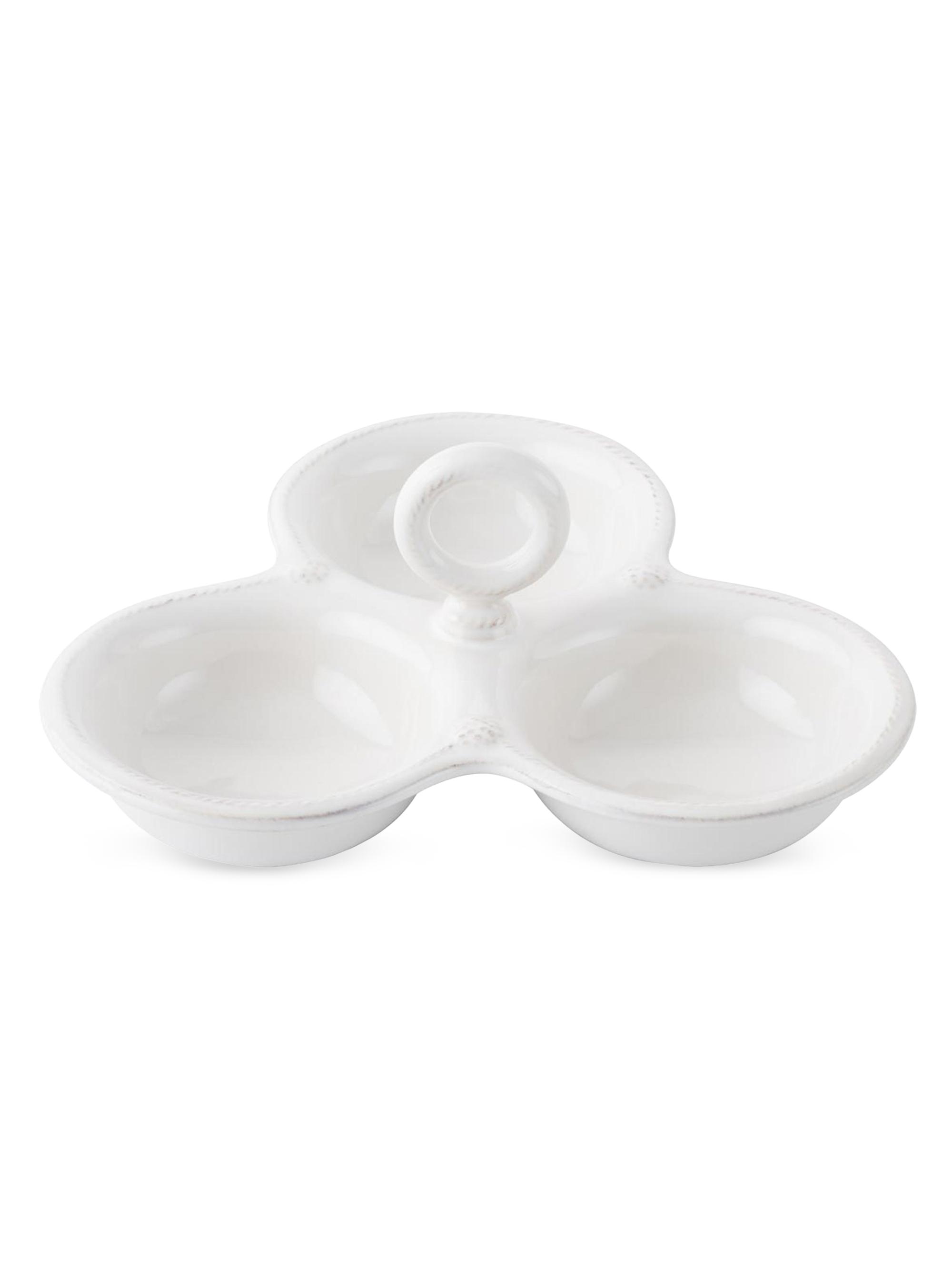 Juliska Berry & Thread Triple Bowl Server