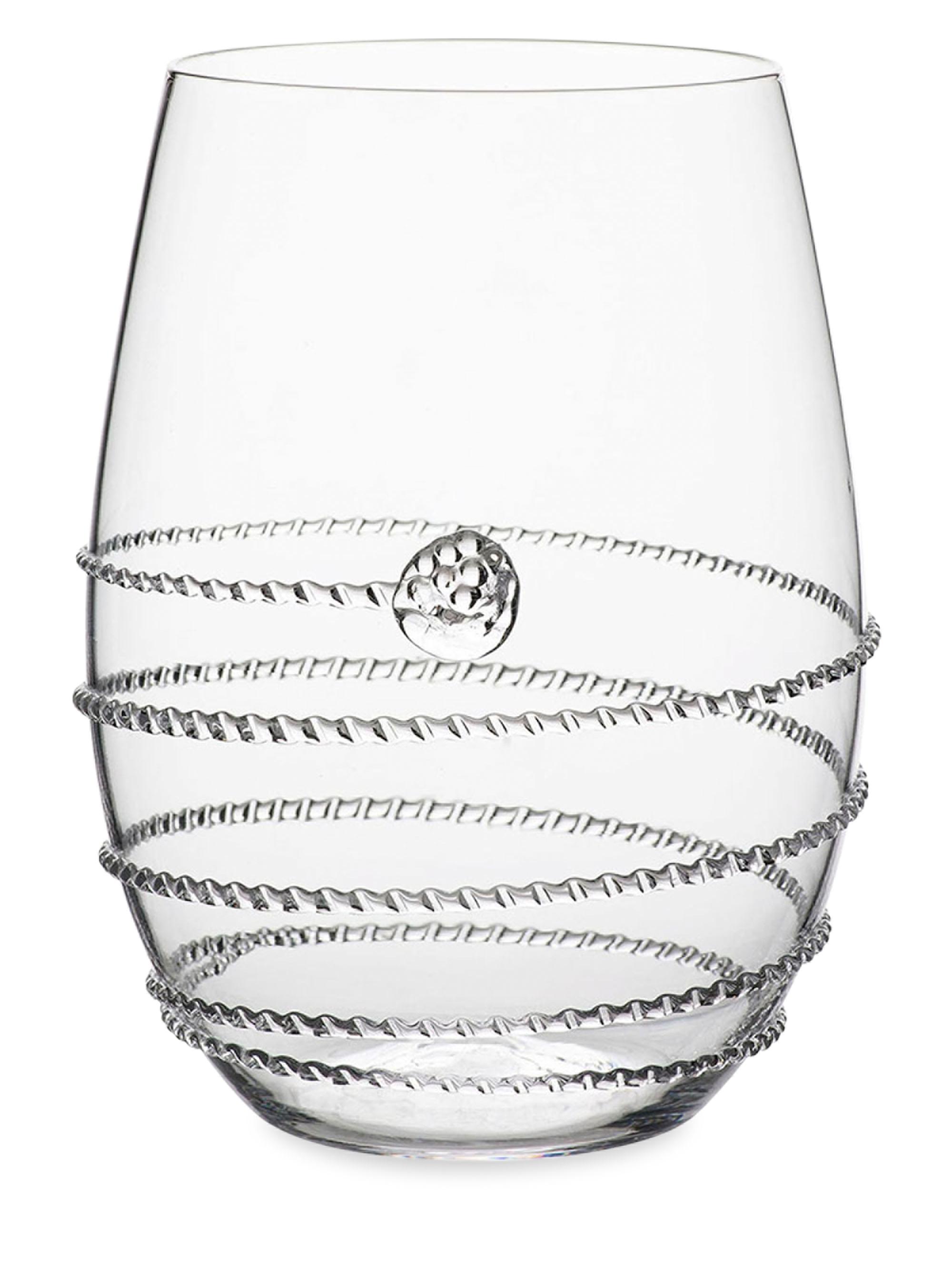 Juliska Amalia Stemless White Wine Glass