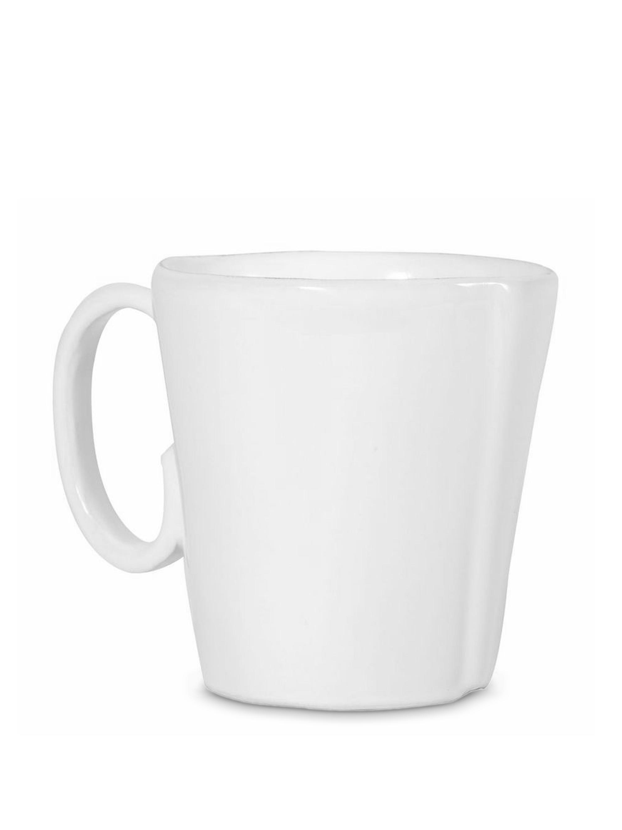 Vietri Lastra Mug - White