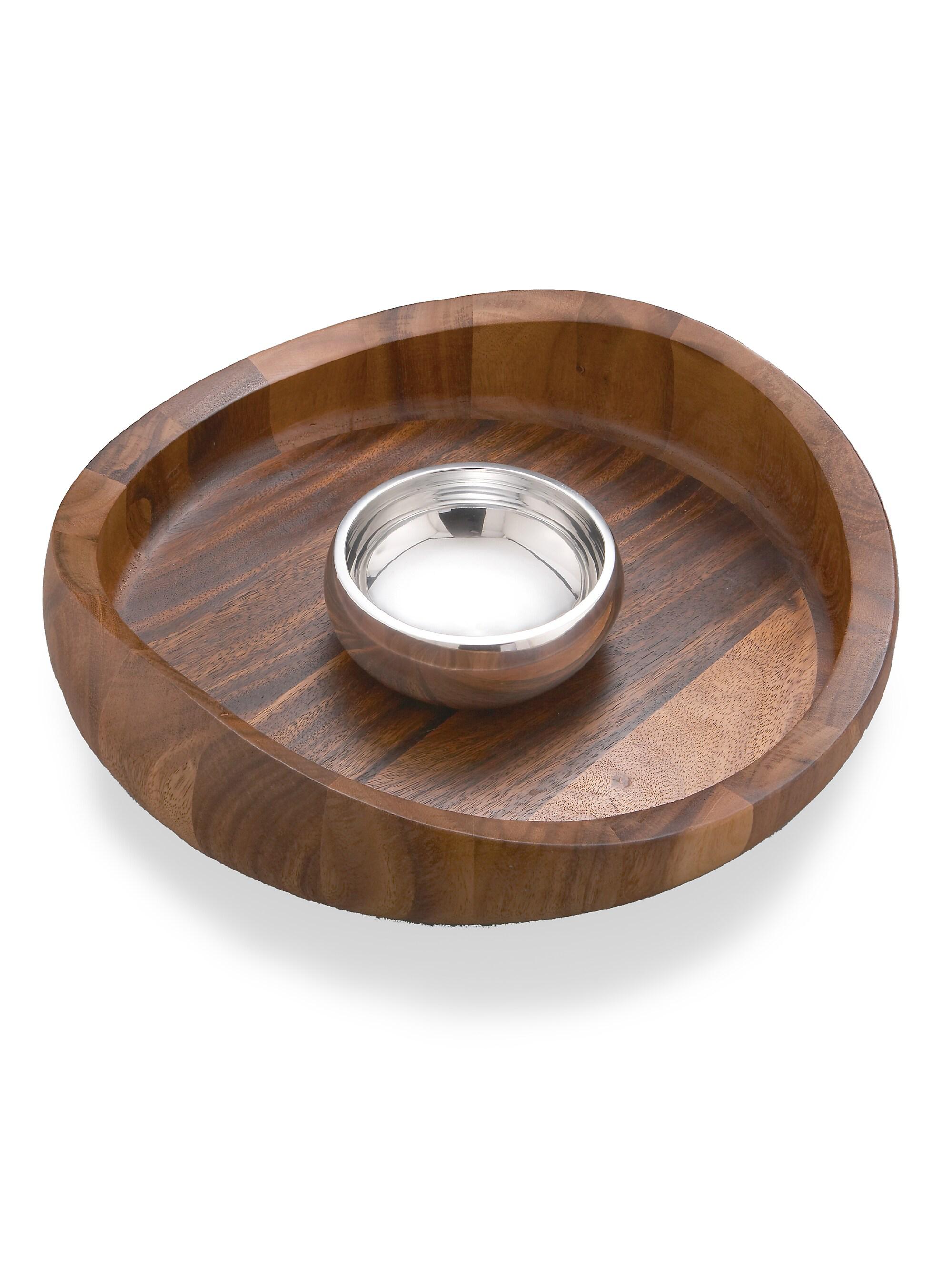 Nambé Butterfly Chip & Dip Server