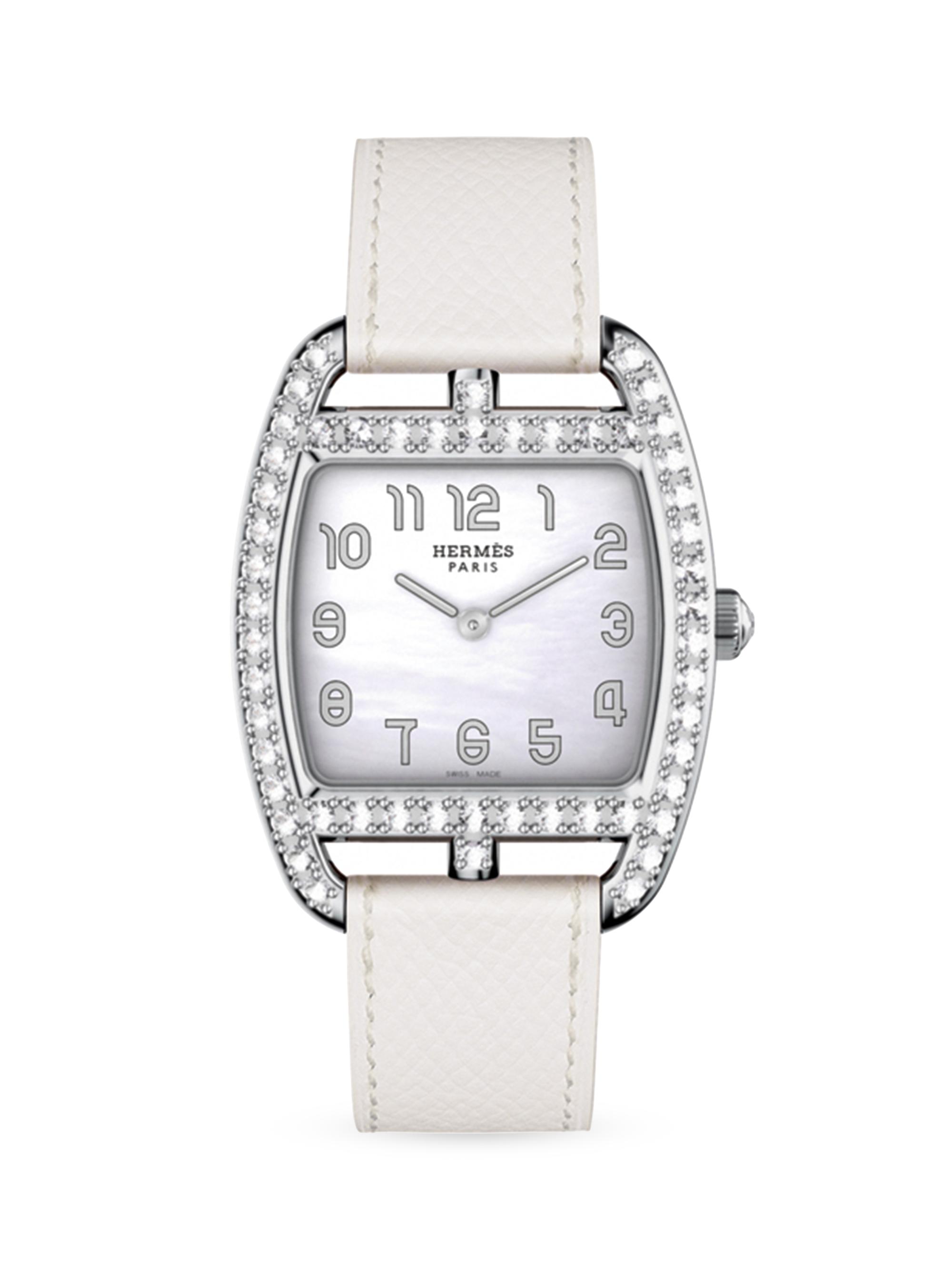 Hermès 2008 pre-owned Cape Cod 29mm - White