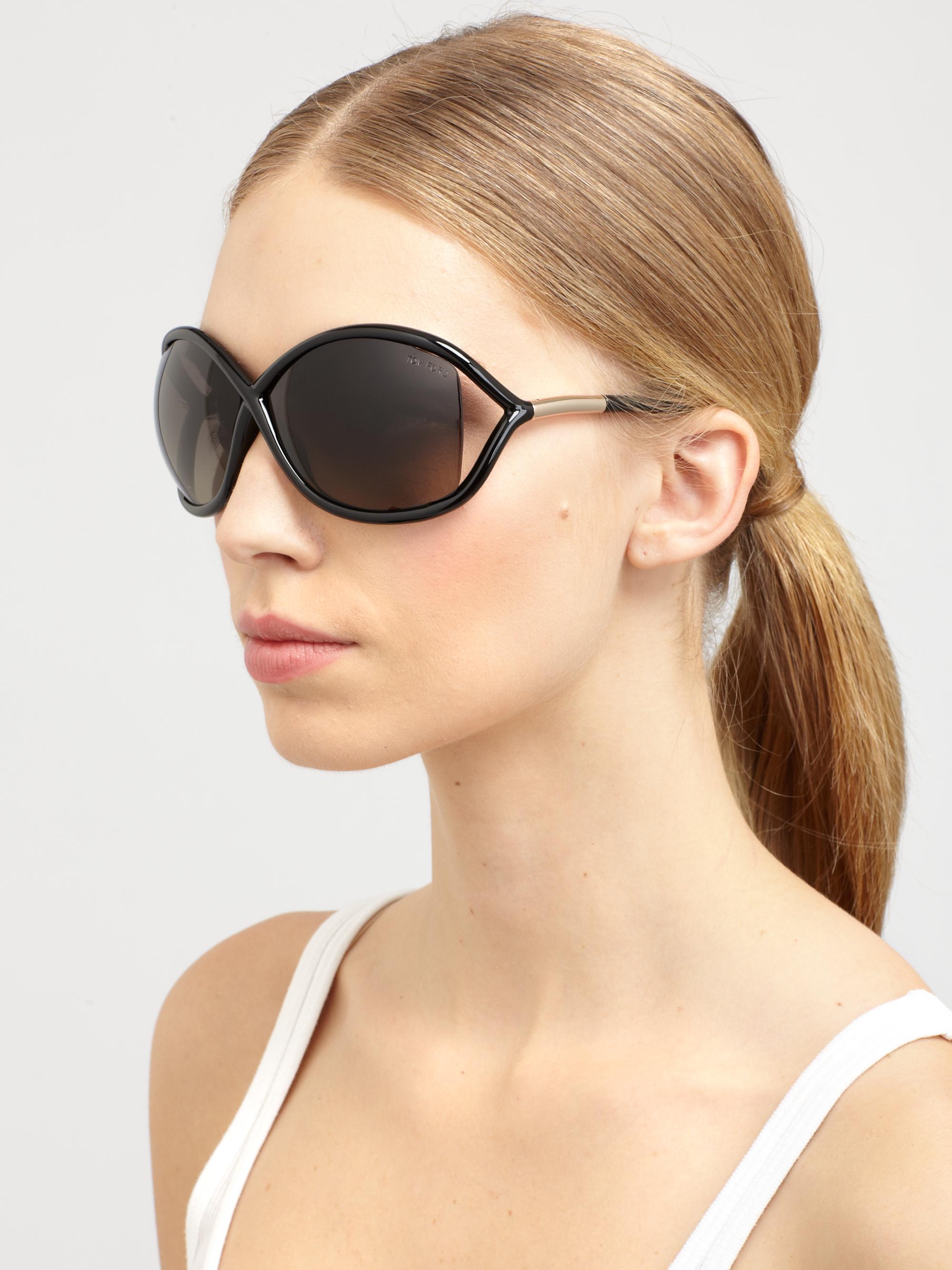 TOM FORD Whitney 64MM Polarized Injected Sunglasses | Saks Fifth