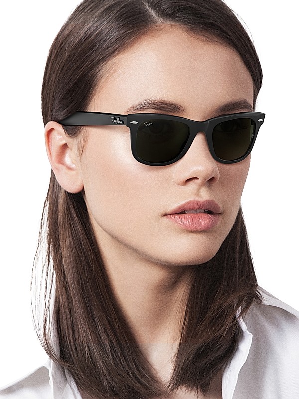 Shop Ray-Ban RB2140 50MM Classic Wayfarer Sunglasses | Saks Shop Ray-Ban RB2140 50MM Classic Wayfarer Sunglasses | Saks