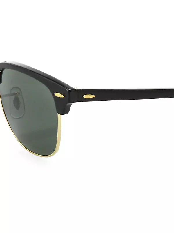 Shop Ray-Ban RB3016 51MM Classic Clubmaster Sunglasses | Saks 