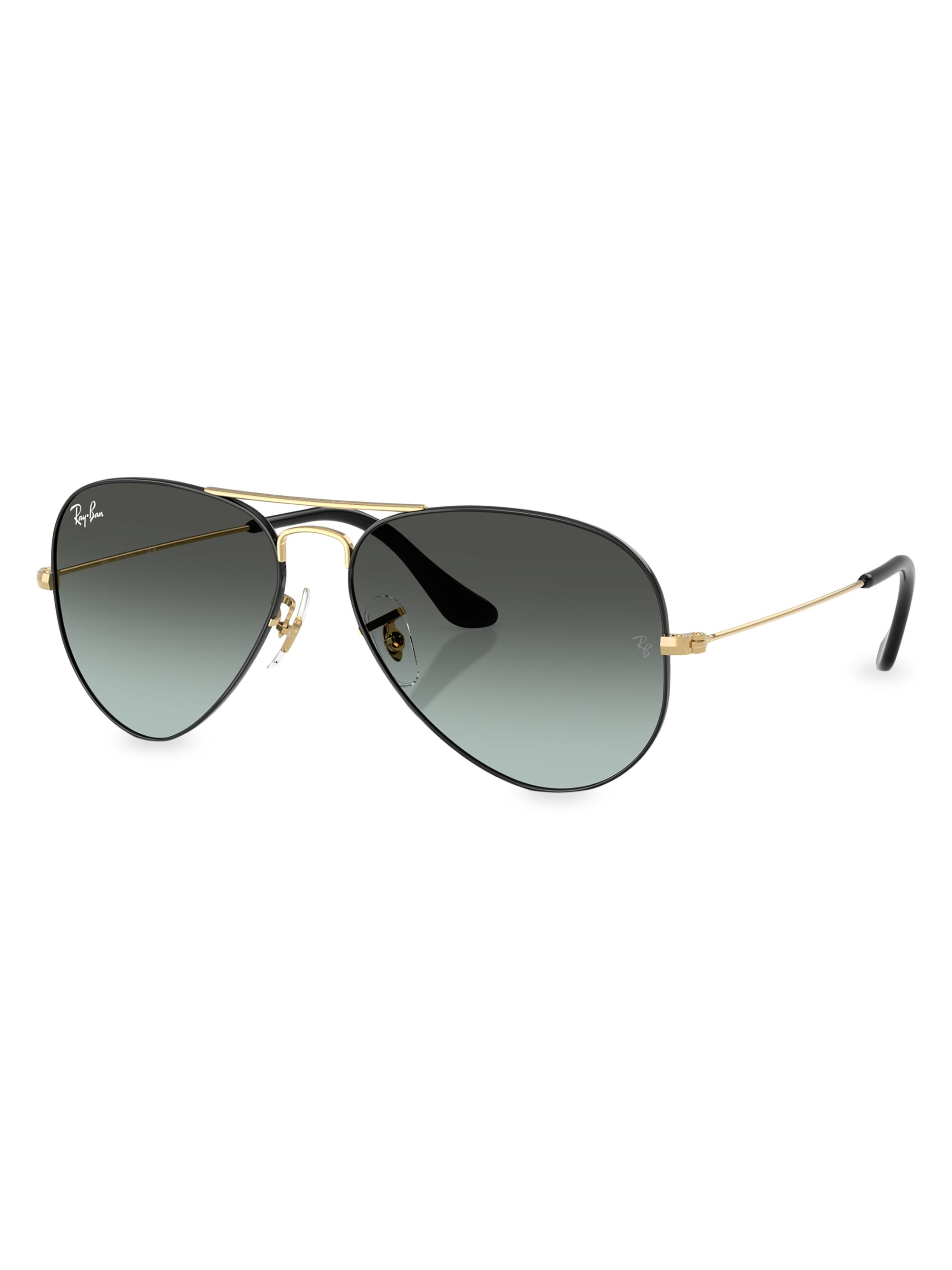 Ray-Ban Women's RB3025 62MM Original Aviator Sunglasses - Gradient Grey Gold