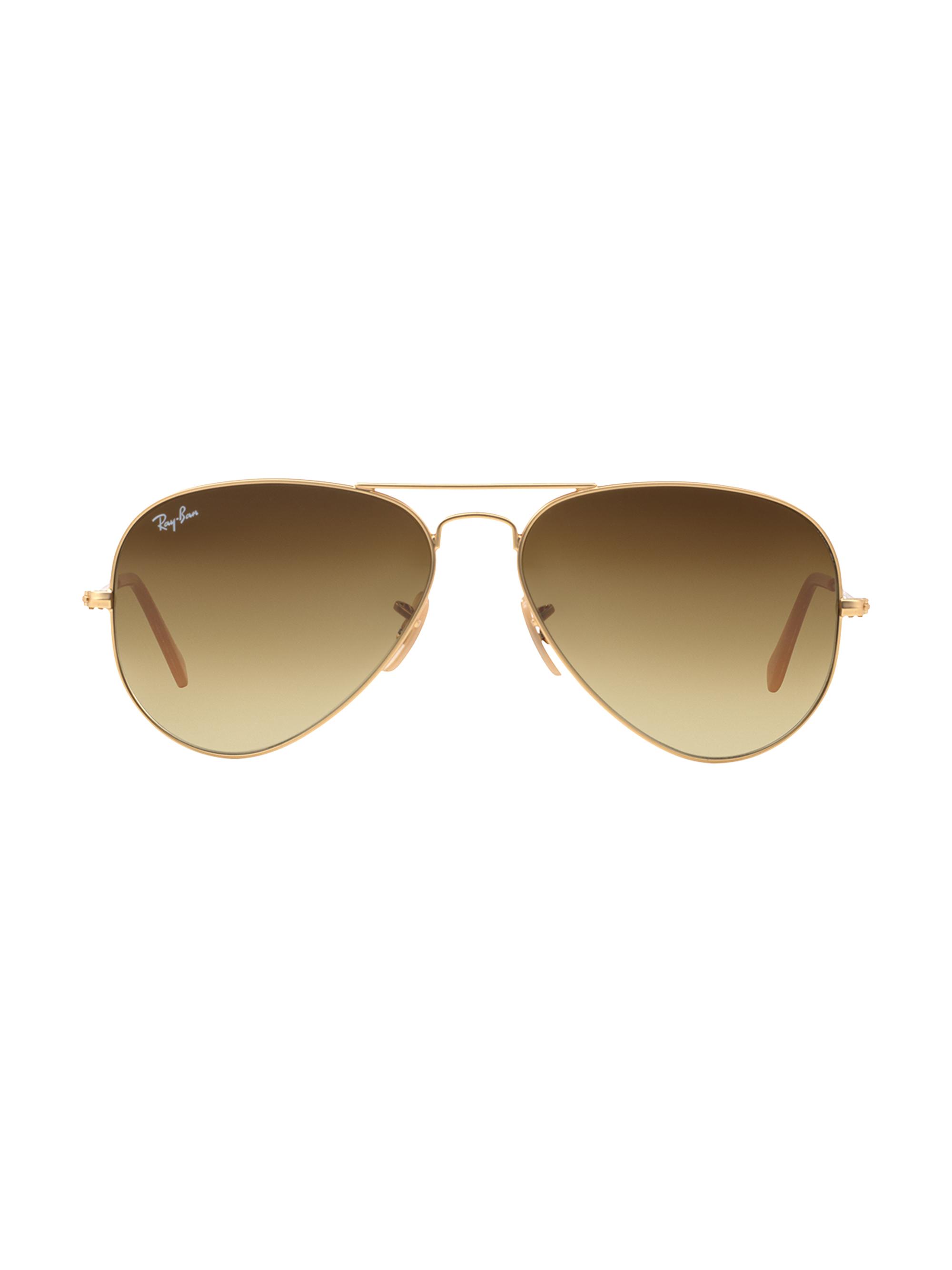 Ray-Ban Women's RB302558 58MM Original Aviator Sunglasses - Light Brown | Thumbnail 2