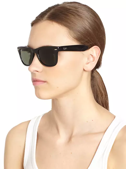 Abe Supersonic hastighed logo Shop Ray-Ban RB4105 Folding Wayfarer Sunglasses | Saks Fifth Avenue
