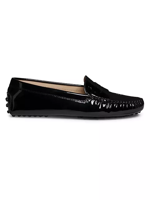 Gommino patent-leather loafers