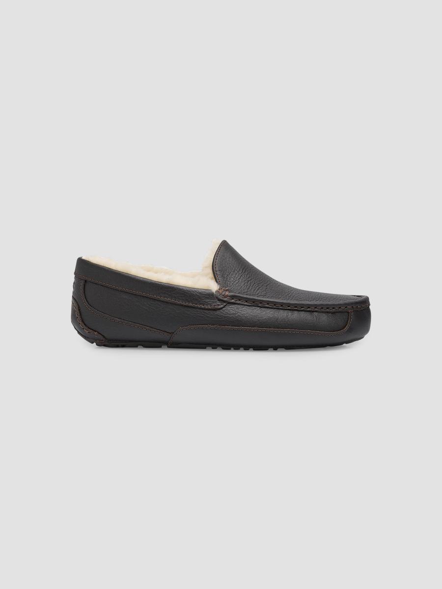 UGG Ascot Leather Slippers | Saks Fifth Avenue
