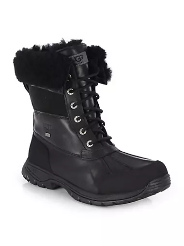 Men's Butte Waterproof Leather Boots
